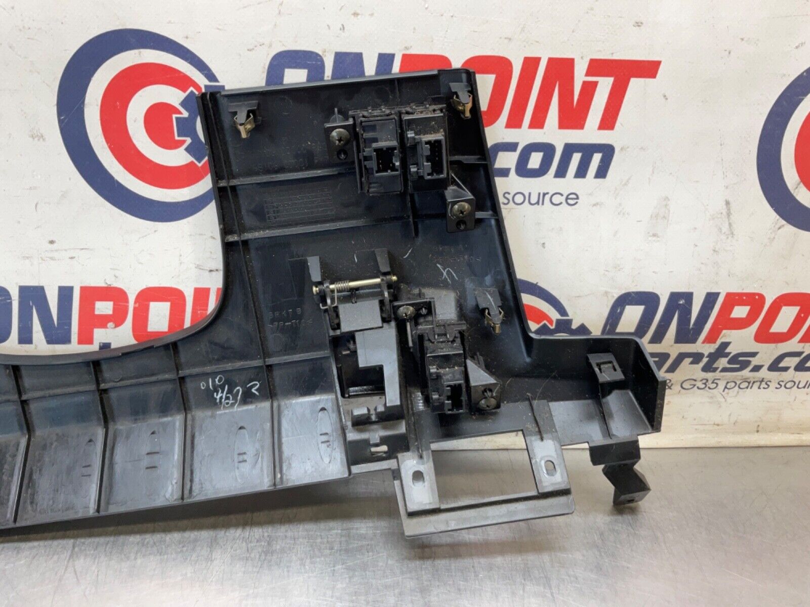2005 Nissan Z33 350Z Lower Steering Column Panel with Switches OEM 24BHQE7 - On Point Parts Inc