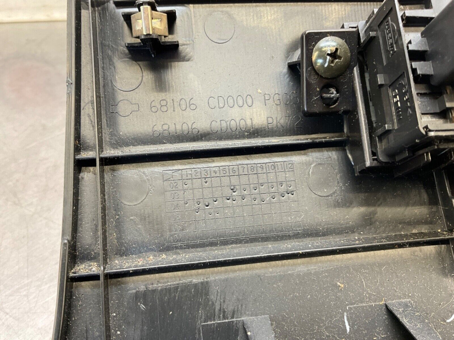 2005 Nissan Z33 350Z Lower Steering Column Panel with Switches OEM 24BHQE7 - On Point Parts Inc