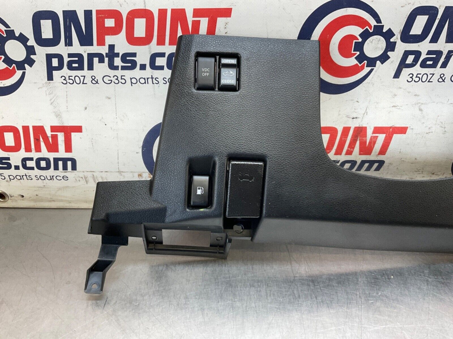 2005 Nissan Z33 350Z Lower Steering Column Panel with Switches OEM 24BHQE7 - On Point Parts Inc