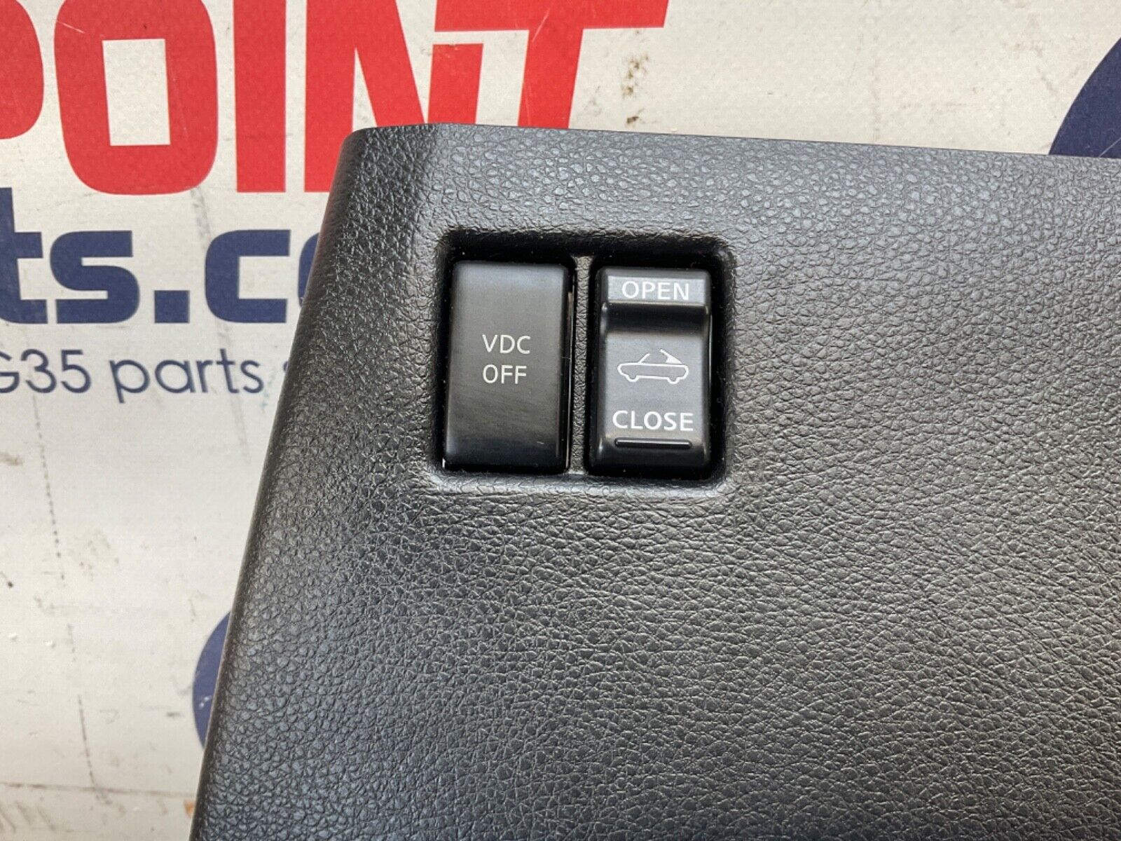 2005 Nissan Z33 350Z Lower Steering Column Panel with Switches OEM 24BHQE7 - On Point Parts Inc