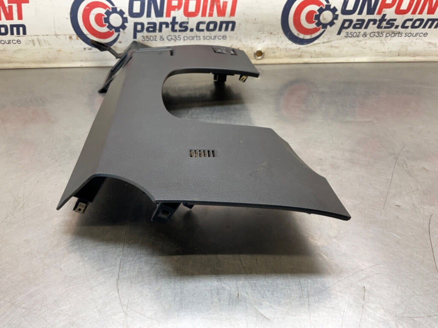 2005 Nissan Z33 350Z Lower Steering Column Panel with Switches OEM 24BHQE7 - On Point Parts Inc