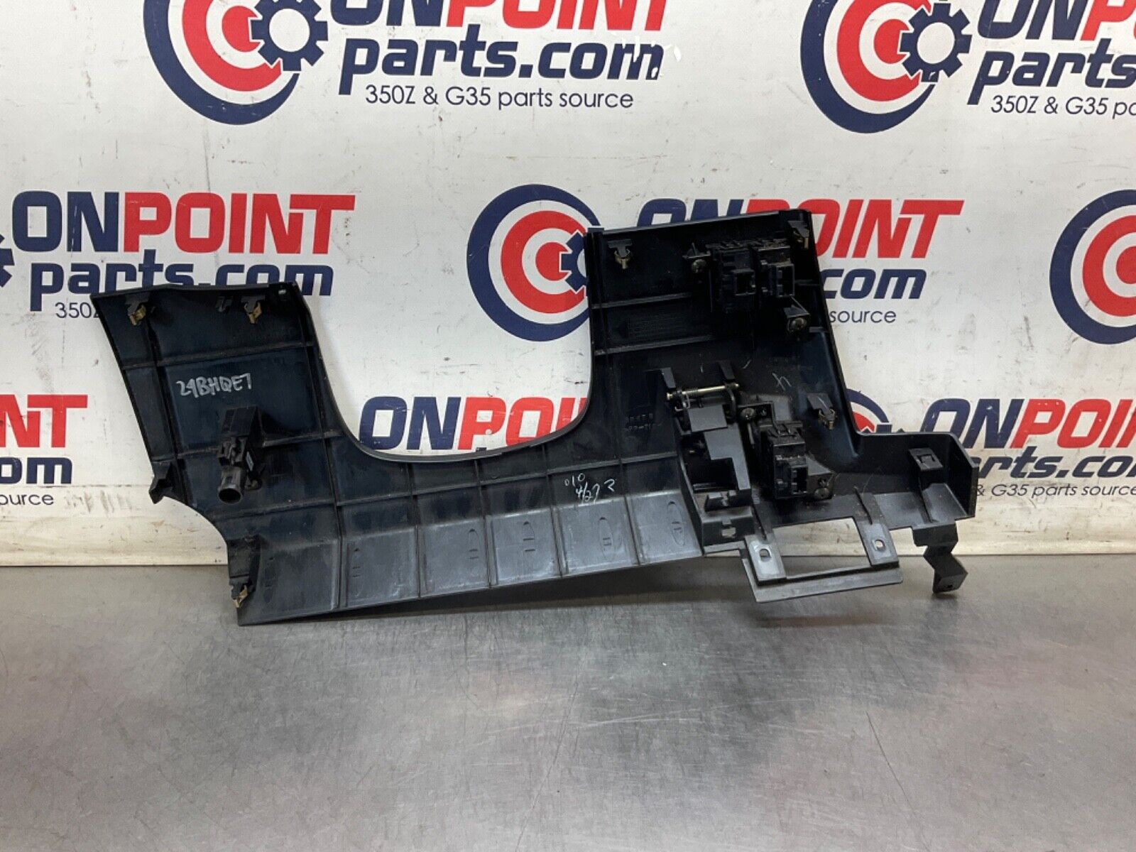 2005 Nissan Z33 350Z Lower Steering Column Panel with Switches OEM 24BHQE7 - On Point Parts Inc