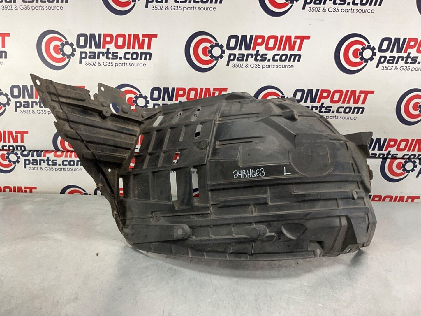2005 Nissan Z33 350Z Driver Left Front Inner Fender Liner OEM 24BHQE3 - On Point Parts Inc