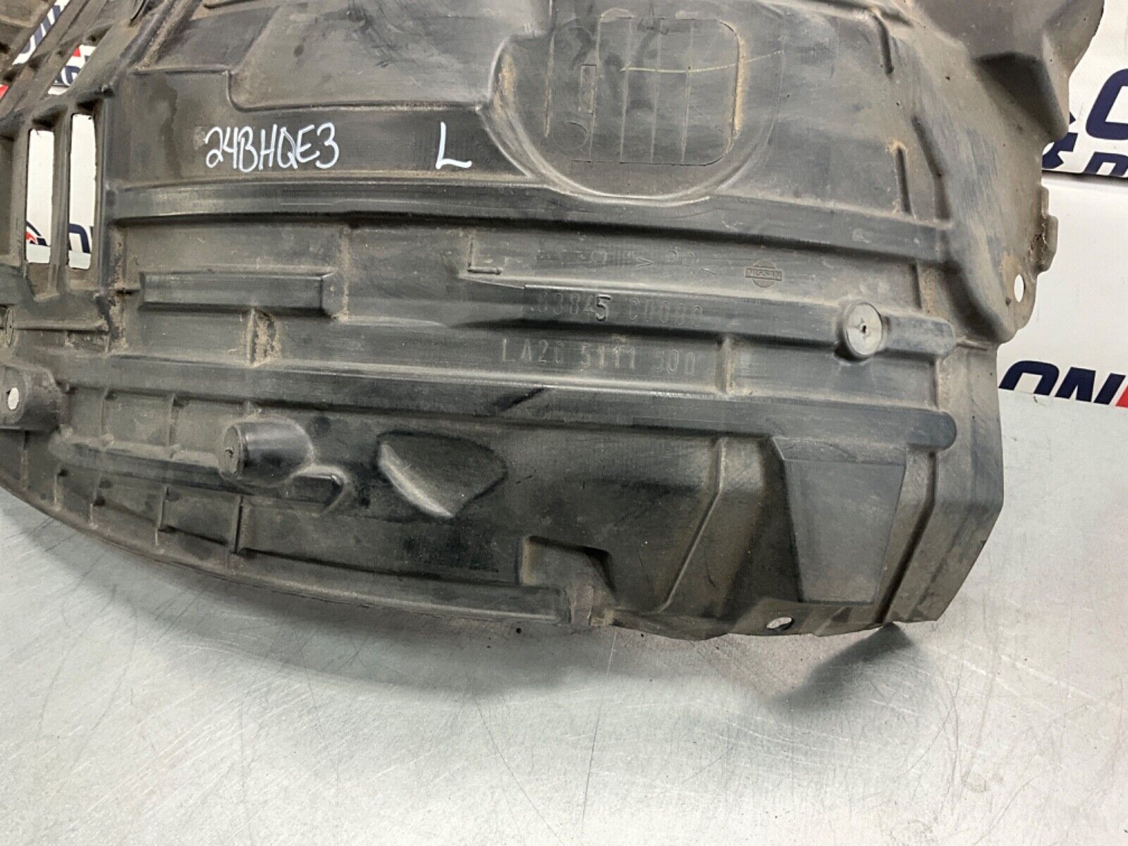 2005 Nissan Z33 350Z Driver Left Front Inner Fender Liner OEM 24BHQE3 - On Point Parts Inc