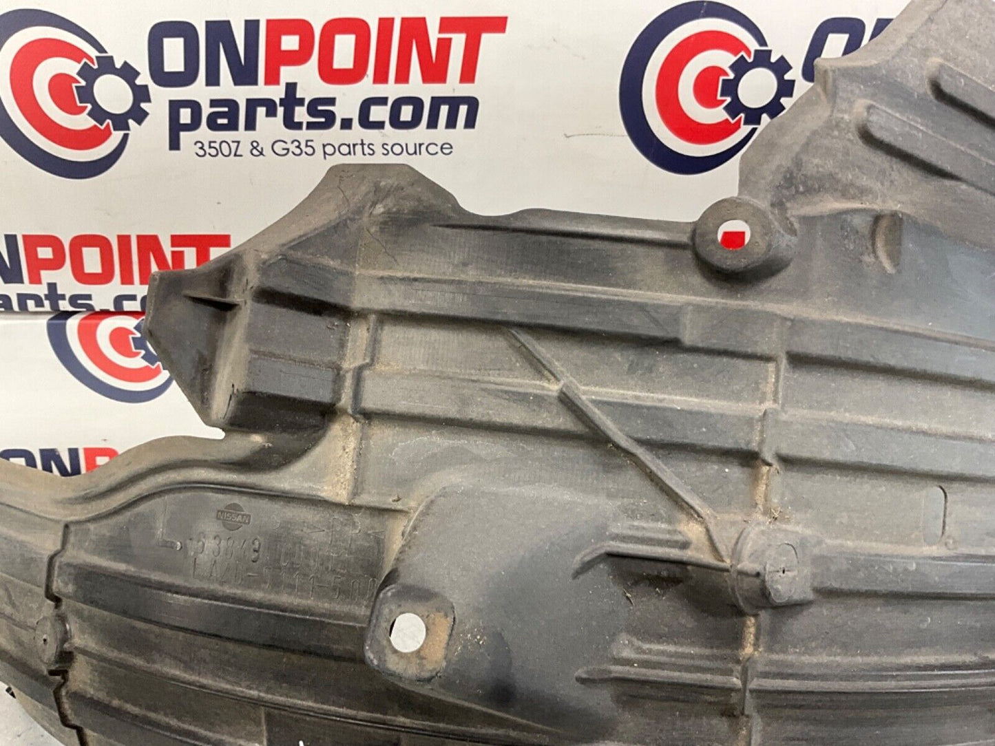2005 Nissan Z33 350Z Driver Left Inner Fender Liner OEM 24BHQE3 - On Point Parts Inc