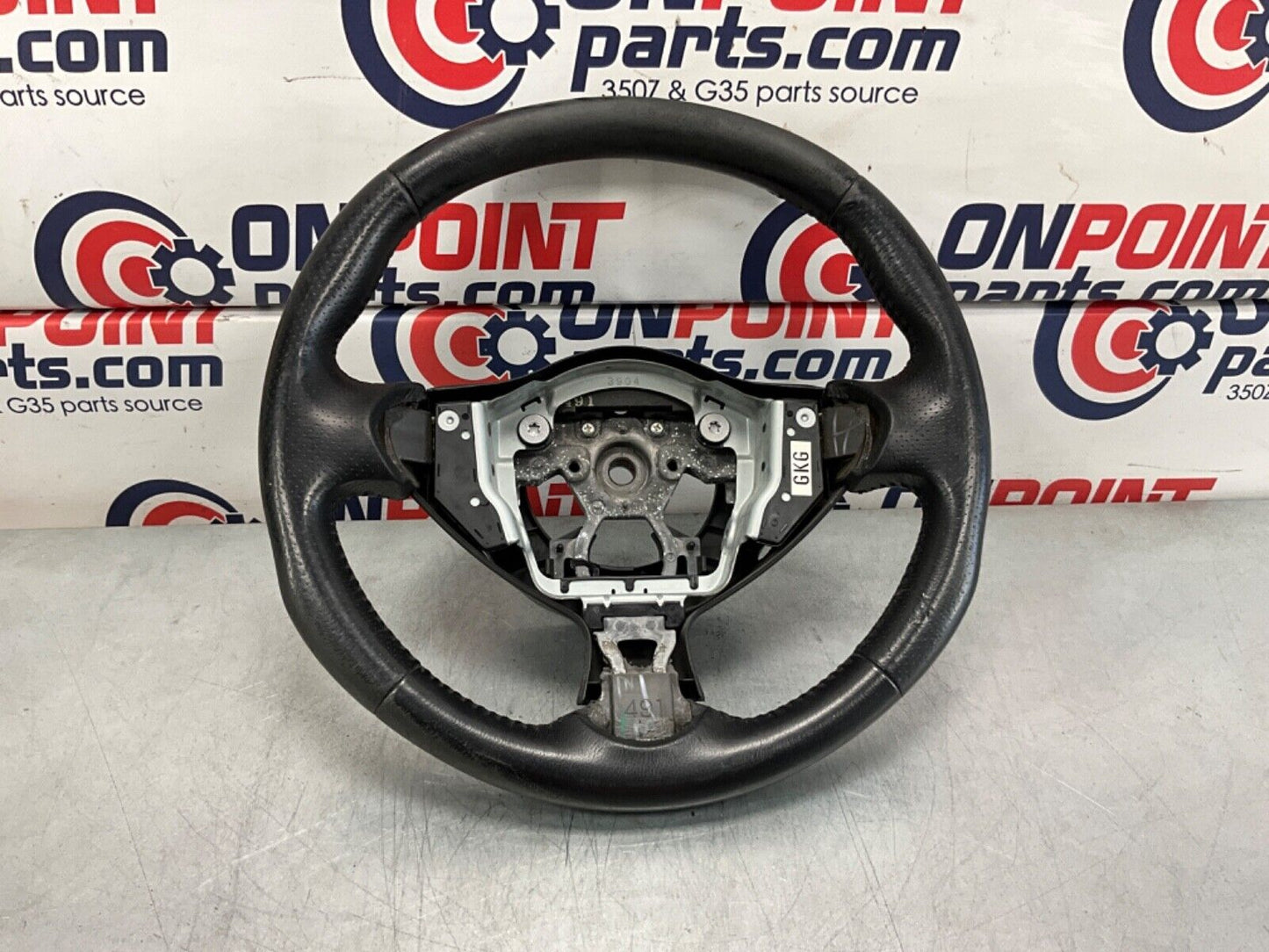 2014 Nissan Z34 370Z Driver Left Leather Steering Wheel OEM 14BILEC - On Point Parts Inc