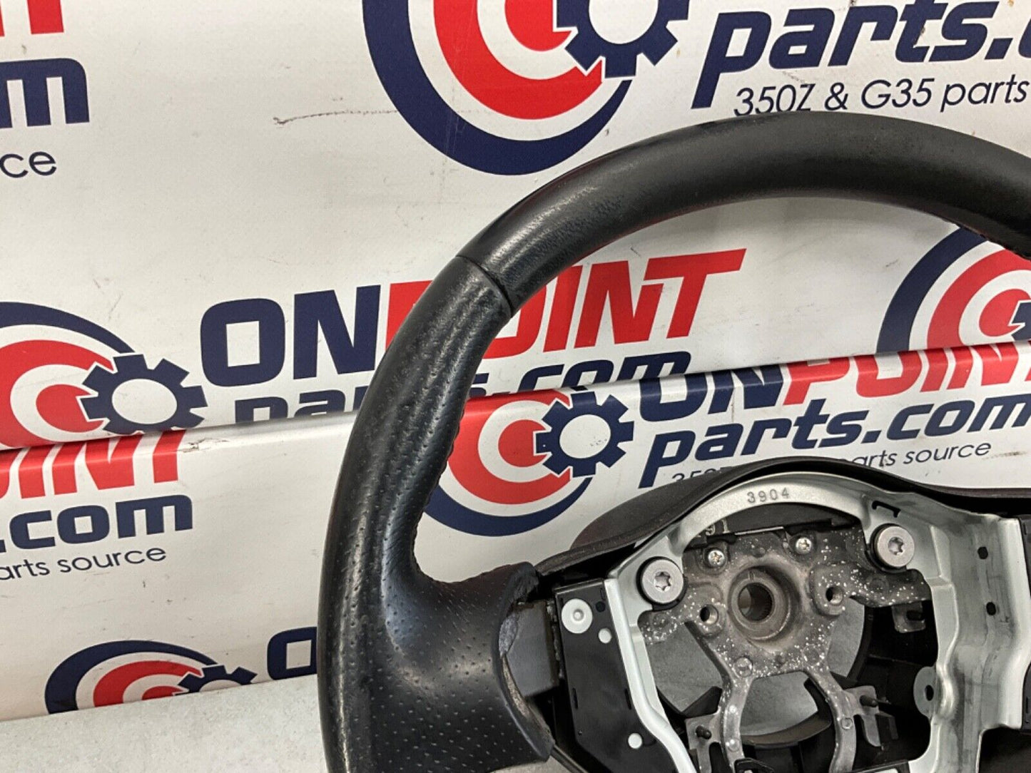 2014 Nissan Z34 370Z Driver Left Leather Steering Wheel OEM 14BILEC - On Point Parts Inc