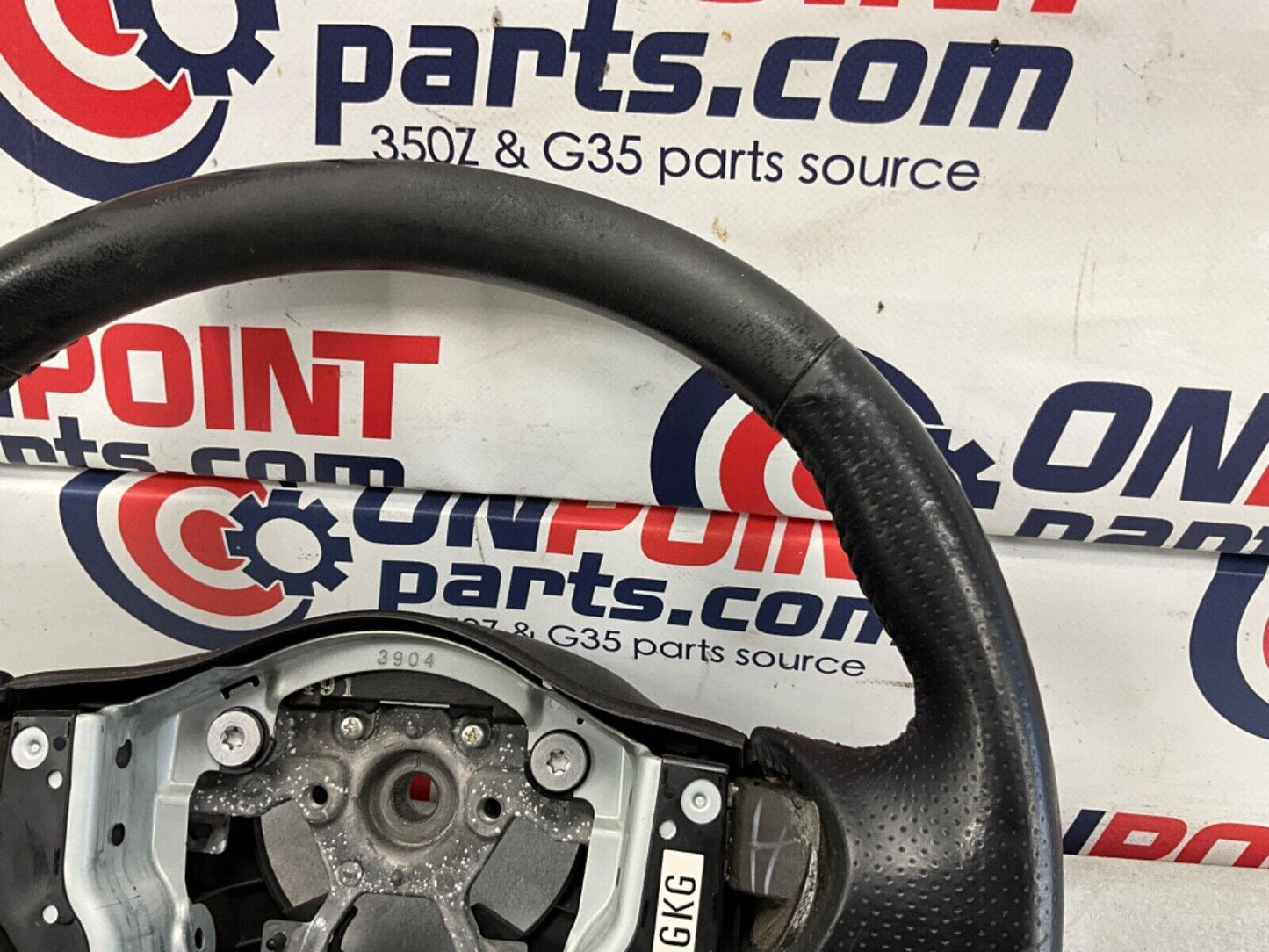 2014 Nissan Z34 370Z Driver Left Leather Steering Wheel OEM 14BILEC - On Point Parts Inc