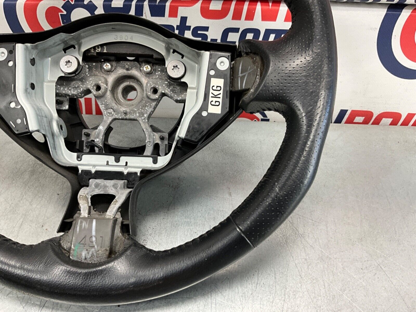 2014 Nissan Z34 370Z Driver Left Leather Steering Wheel OEM 14BILEC - On Point Parts Inc