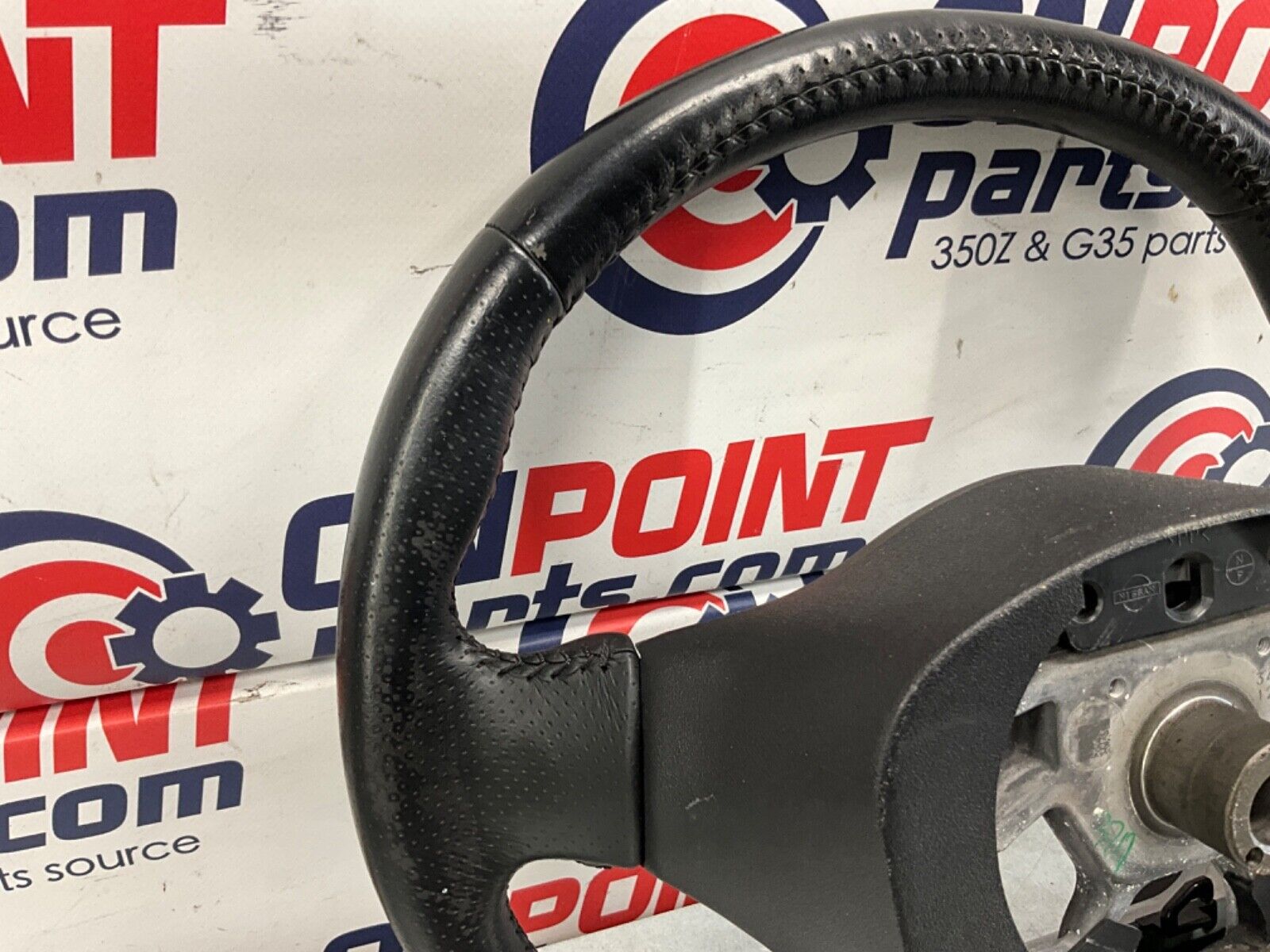 2014 Nissan Z34 370Z Driver Left Leather Steering Wheel OEM 14BILEC - On Point Parts Inc