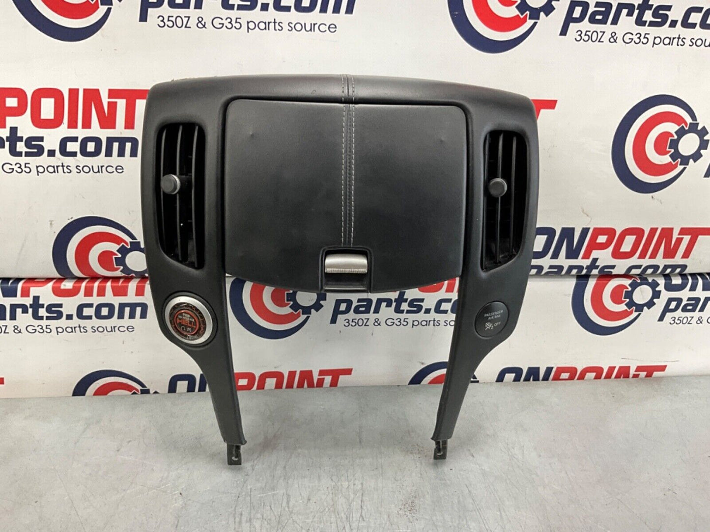 2014 Nissan Z34 370Z Front Center Dash Cubby Engine Start Button OEM 14BILE7 - On Point Parts Inc