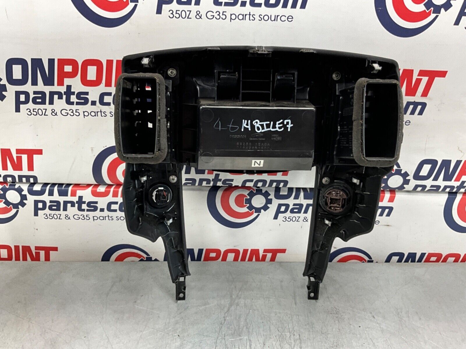 2014 Nissan Z34 370Z Front Center Dash Cubby Engine Start Button OEM 14BILE7 - On Point Parts Inc