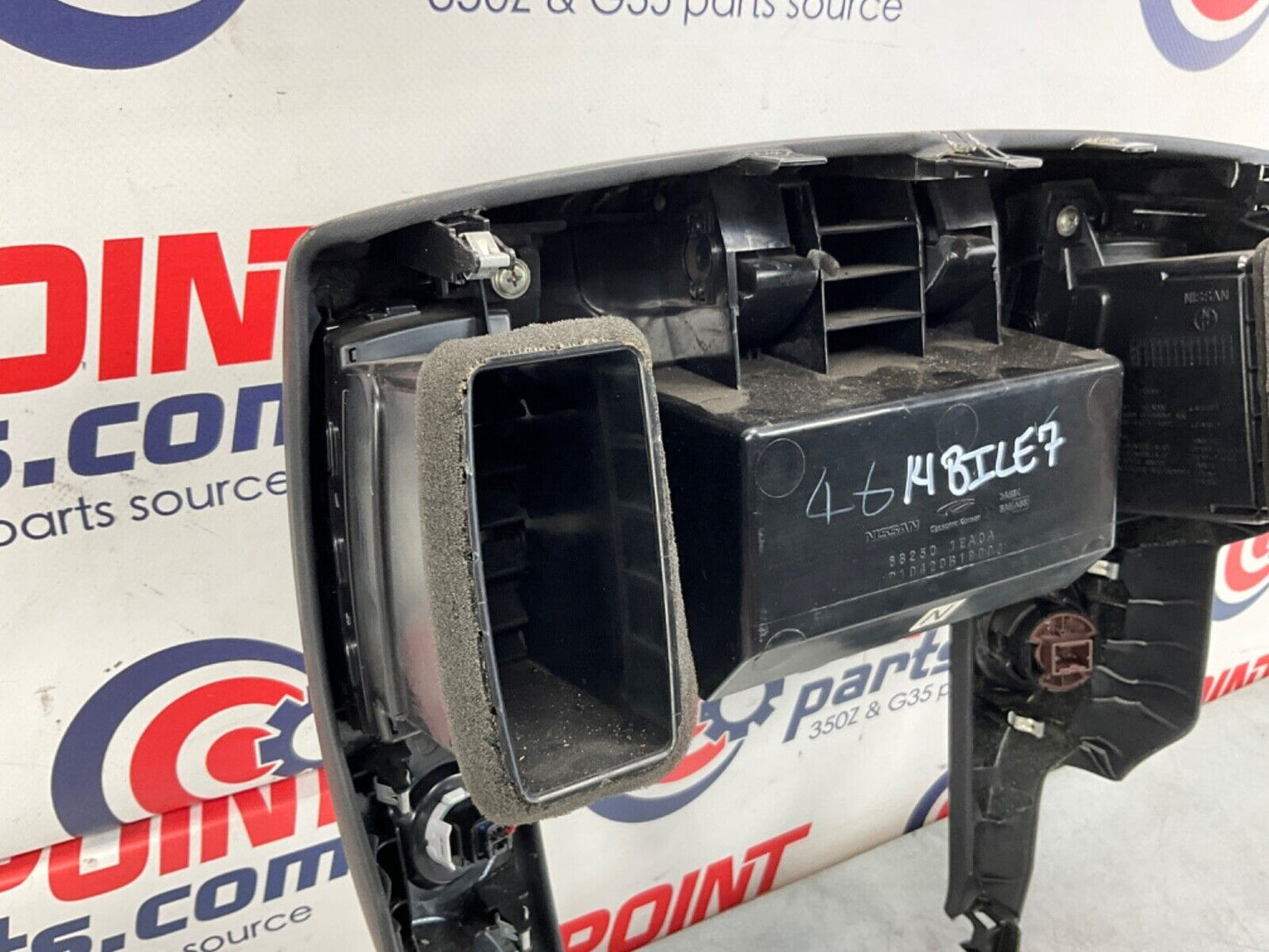 2014 Nissan Z34 370Z Front Center Dash Cubby Engine Start Button OEM 14BILE7 - On Point Parts Inc