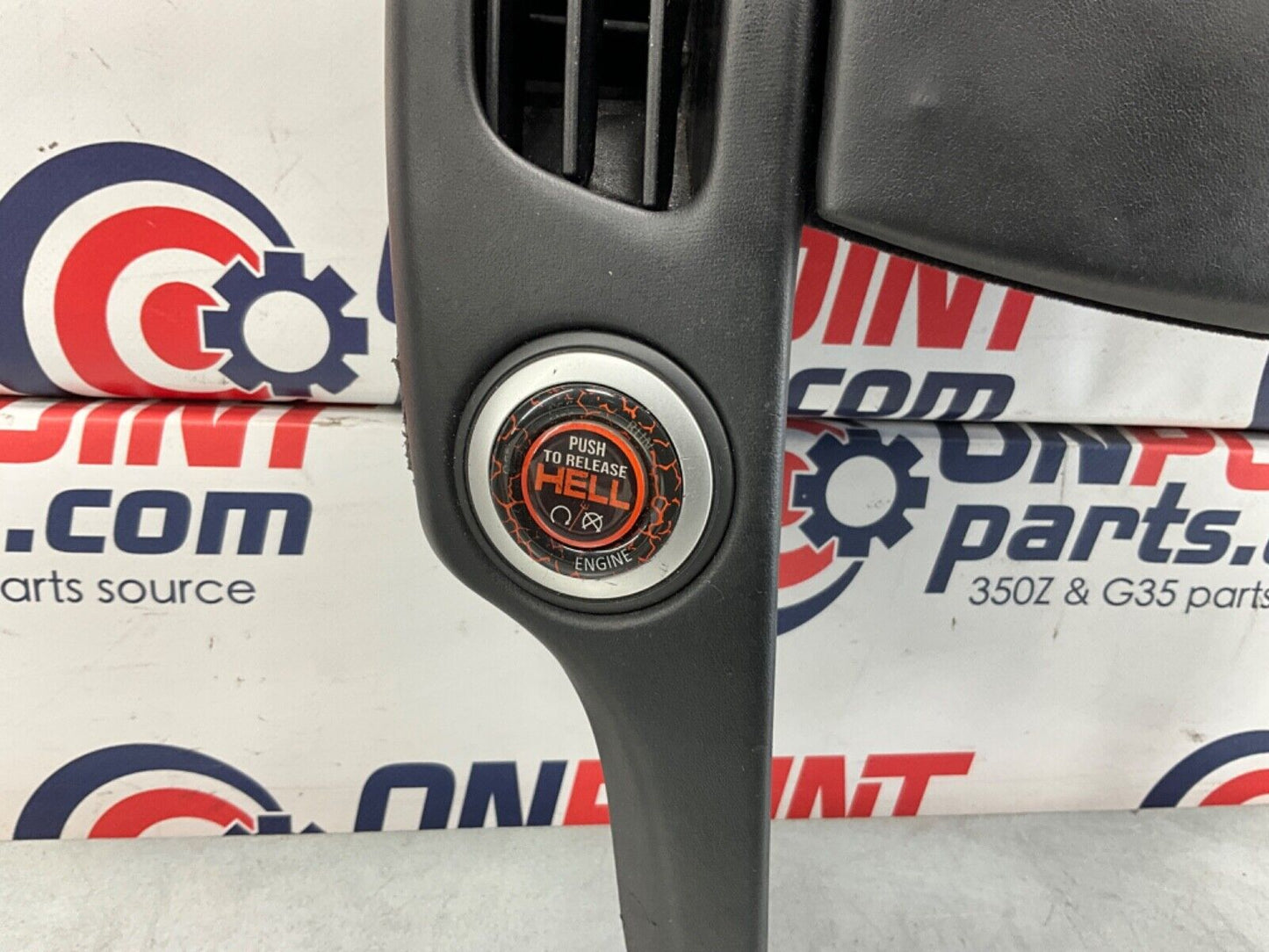 2014 Nissan Z34 370Z Front Center Dash Cubby Engine Start Button OEM 14BILE7 - On Point Parts Inc