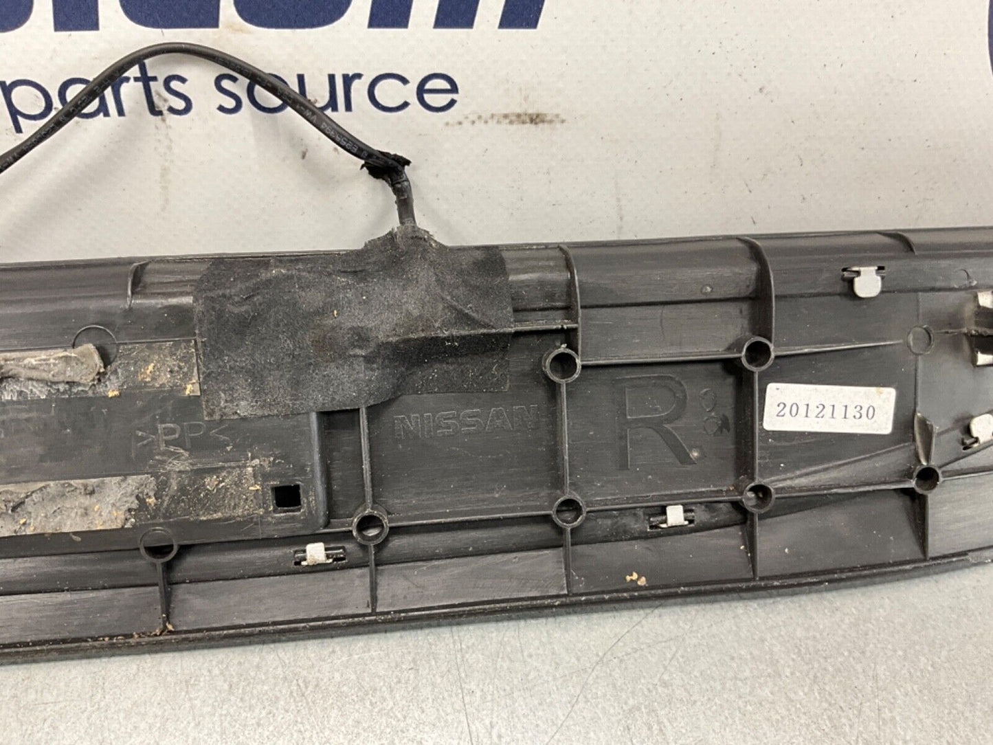 2014 Nissan 370Z Passenger Right Door Sill Illuminated Kick Plate OEM 14BILE7 - On Point Parts Inc