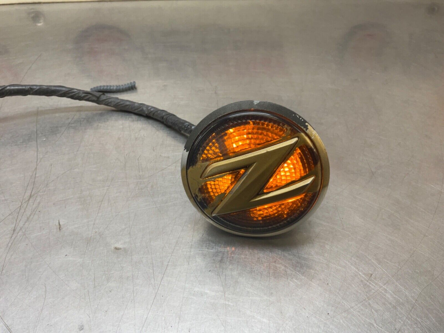 2014 Nissan Z34 370Z Illuminated Turn Signal Fender Emblems  OEM 14BILEA - On Point Parts Inc