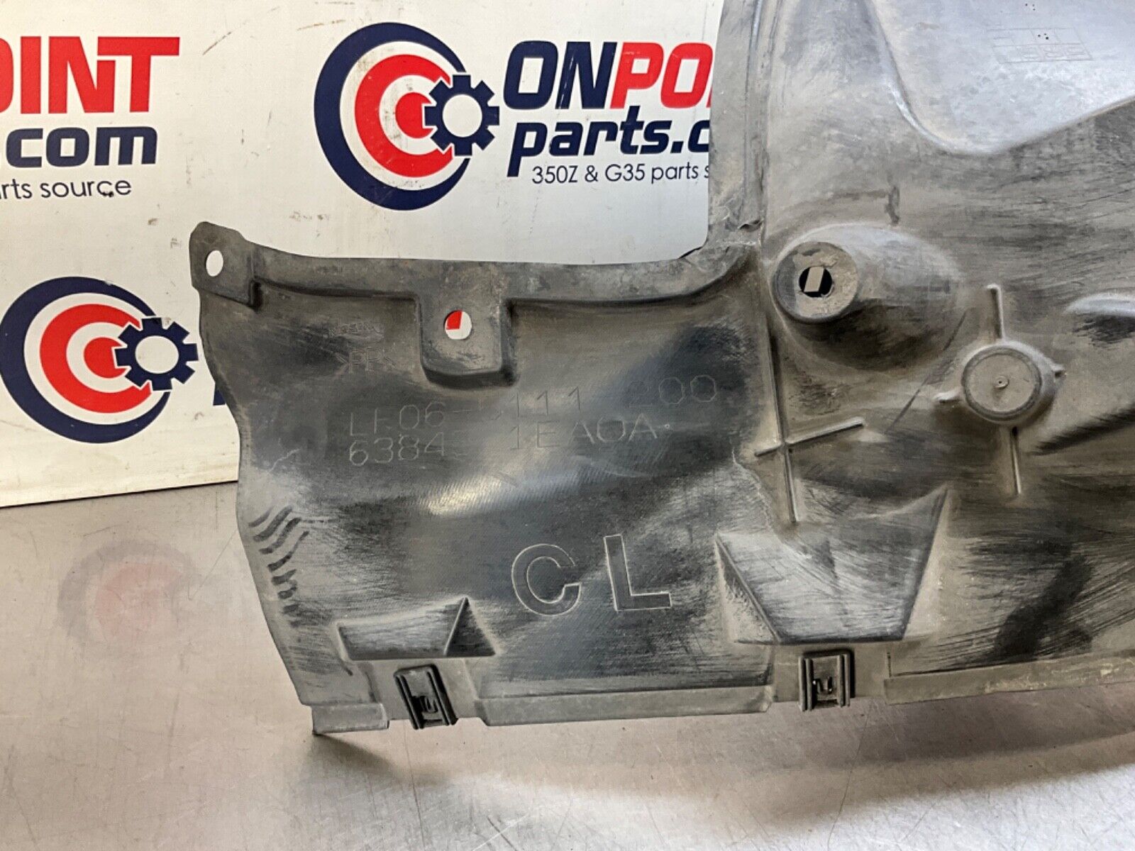 2014 Nissan Z34 370Z Driver Left Front Inner Fender Liner OEM 14BILE3 - On Point Parts Inc