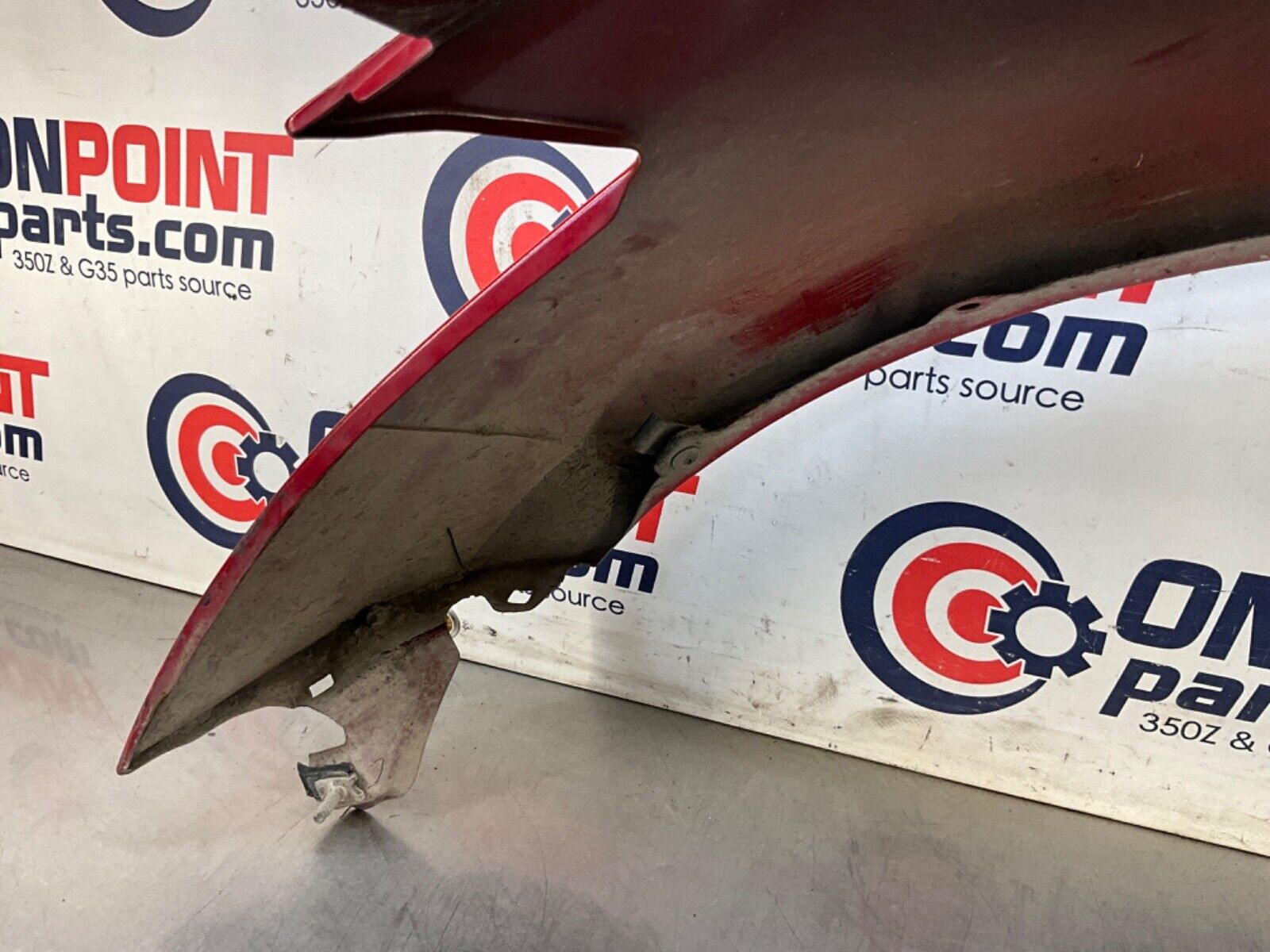 2007 Nissan Z33 350Z Passenger Right Front Fender with Emblem OEM 23BIZE1 - On Point Parts Inc