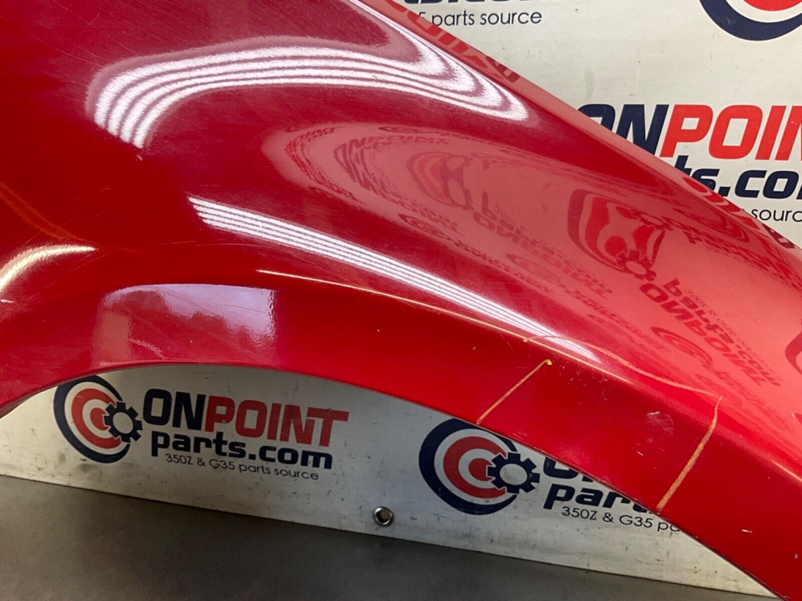 2007 Nissan Z33 350Z Passenger Right Front Fender with Emblem OEM 23BIZE1 - On Point Parts Inc