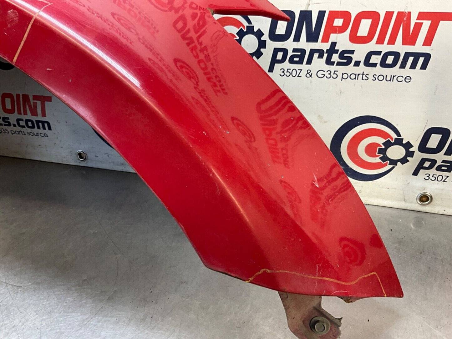 2007 Nissan Z33 350Z Passenger Right Front Fender with Emblem OEM 23BIZE1 - On Point Parts Inc