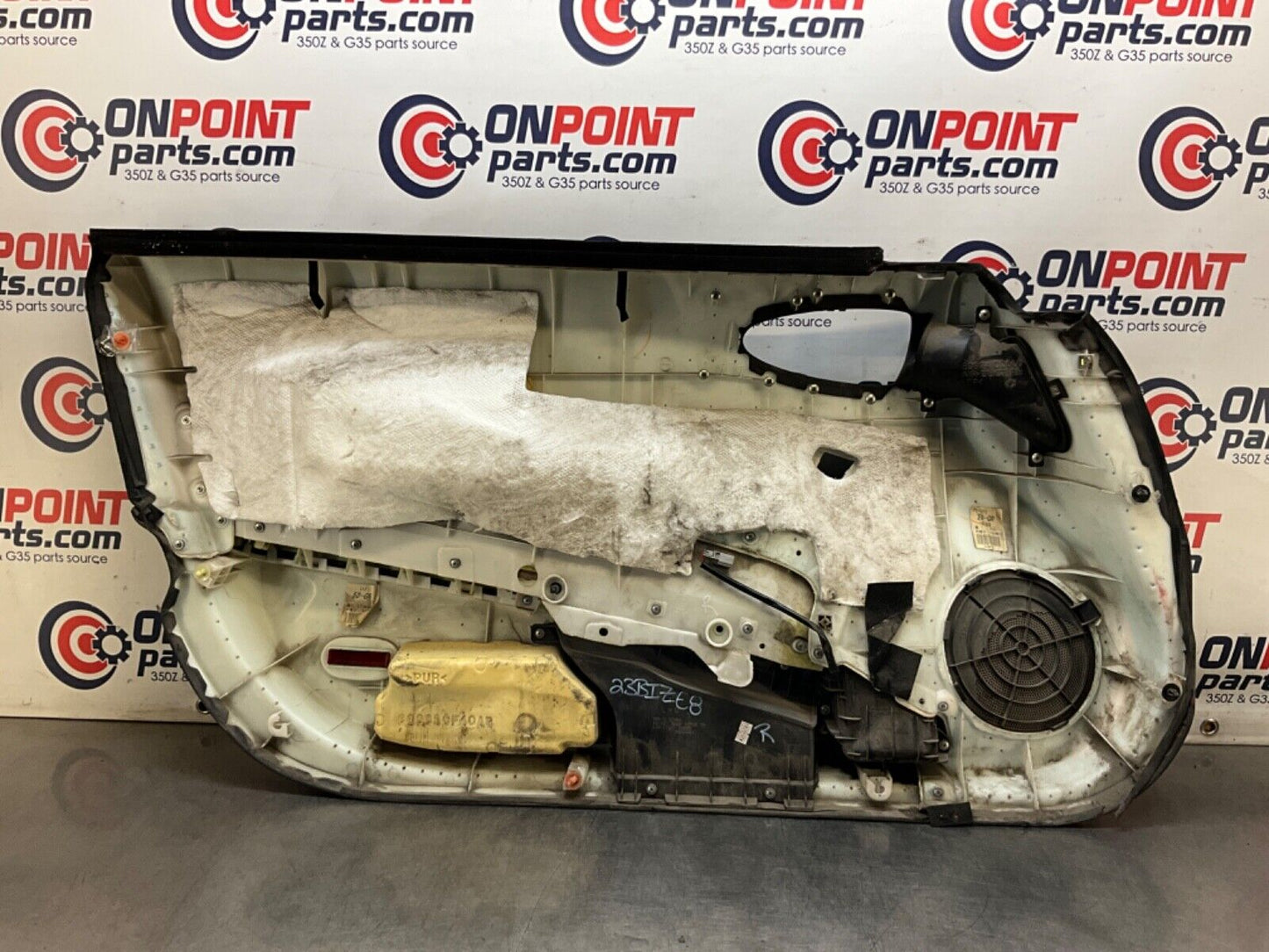 2007 Nissan Z33 350Z Passenger Right Interior Door Panel Trim OEM 23BIZE8 - On Point Parts Inc