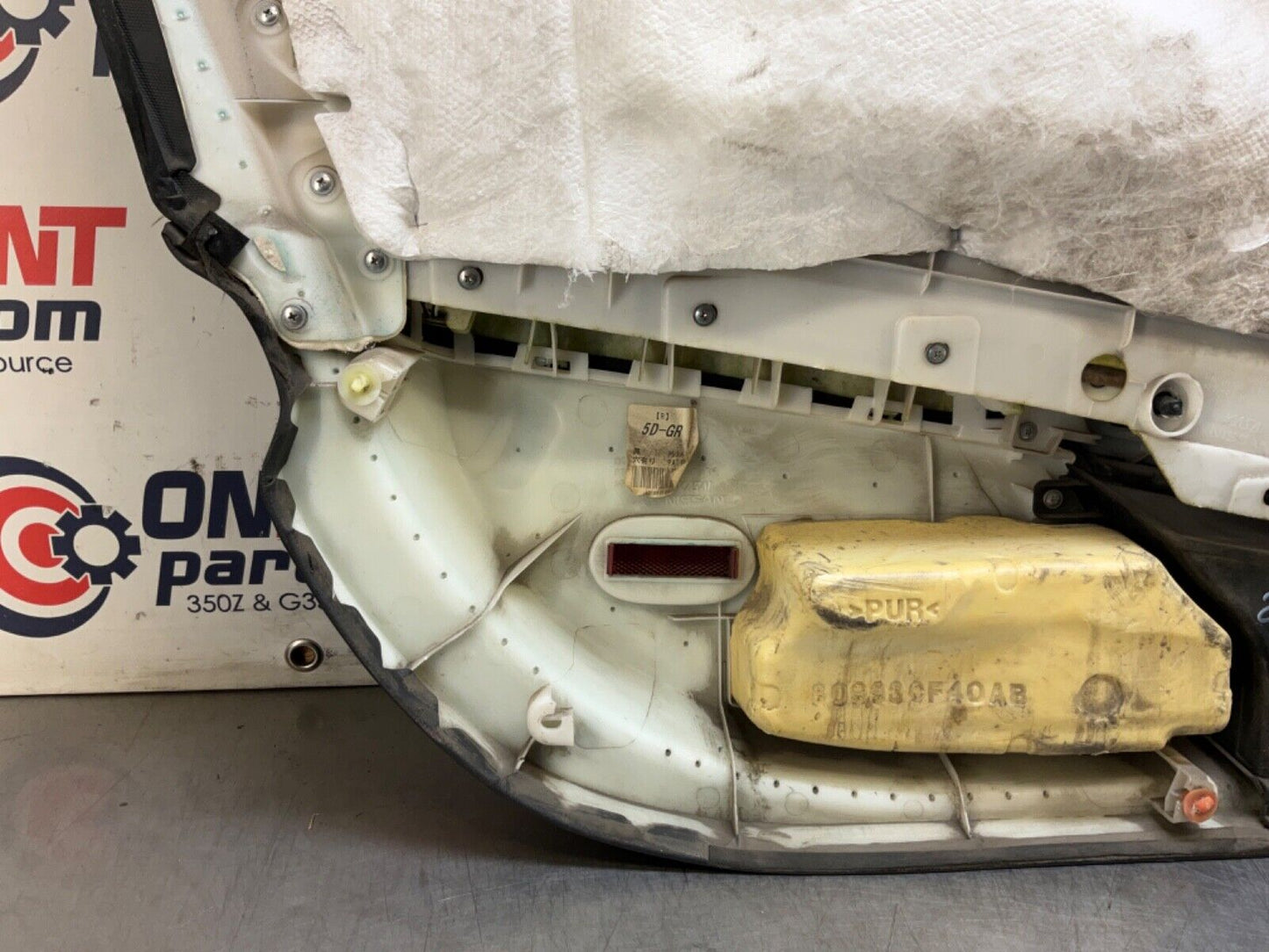 2007 Nissan Z33 350Z Passenger Right Interior Door Panel Trim OEM 23BIZE8 - On Point Parts Inc