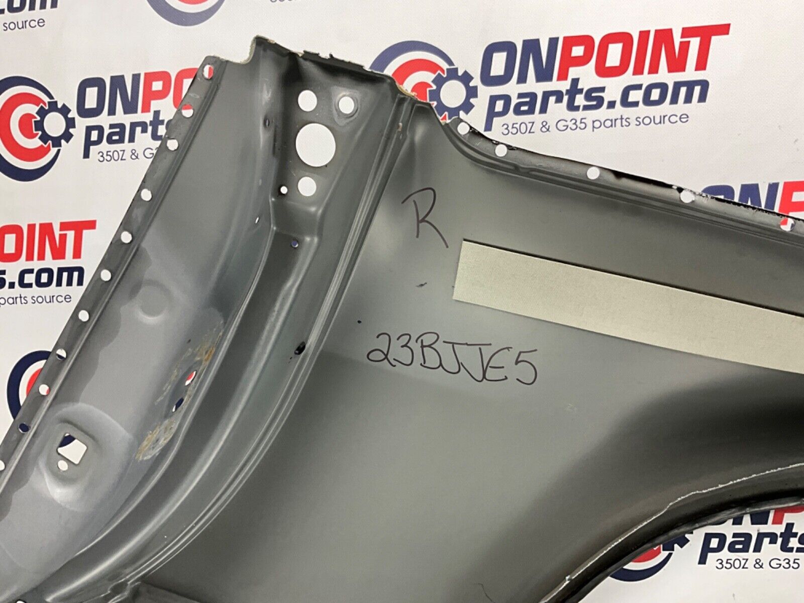 2006 Nissan Z33 350Z Convertible Passenger Right Rear Quarter Panel OEM 23BJJE5 - On Point Parts Inc