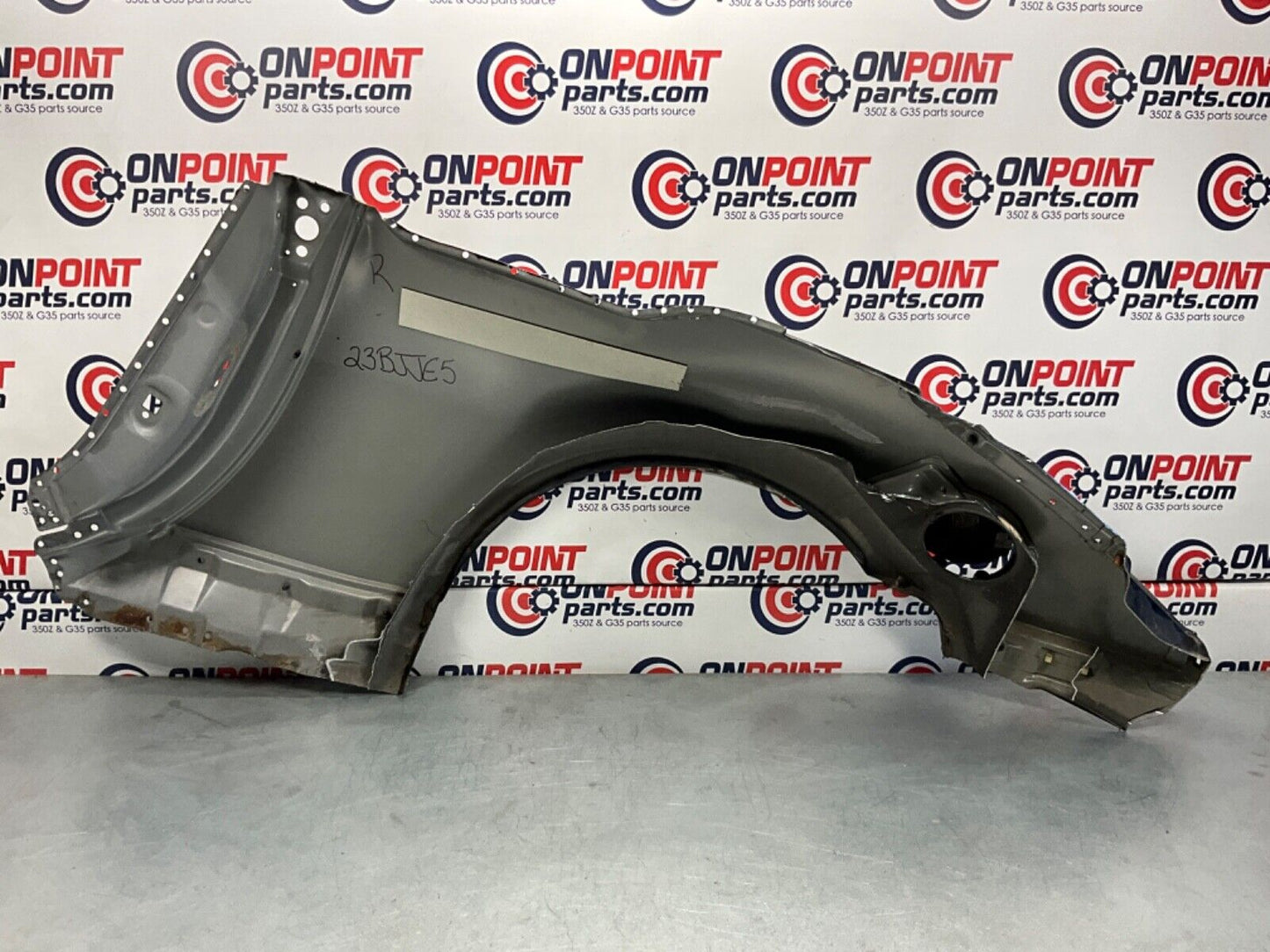 2006 Nissan Z33 350Z Convertible Passenger Right Rear Quarter Panel OEM 23BJJE5 - On Point Parts Inc