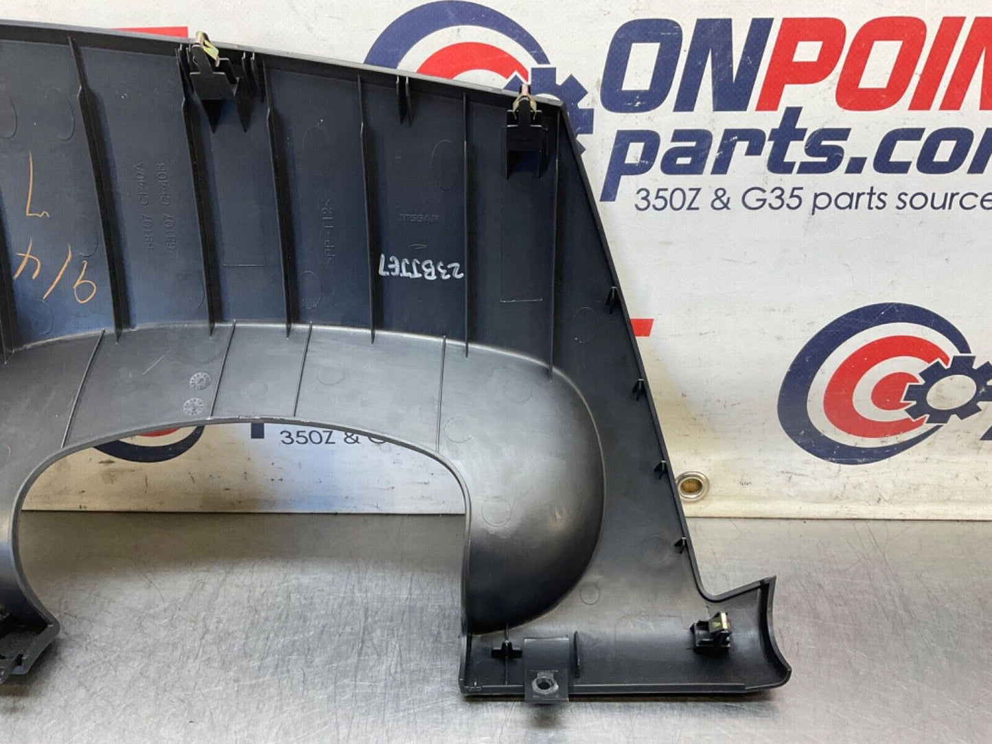 2006 Nissan Z33 350Z Driver Left Upper Dash Panel with Vent 68107 OEM 23BJJE7 - On Point Parts Inc