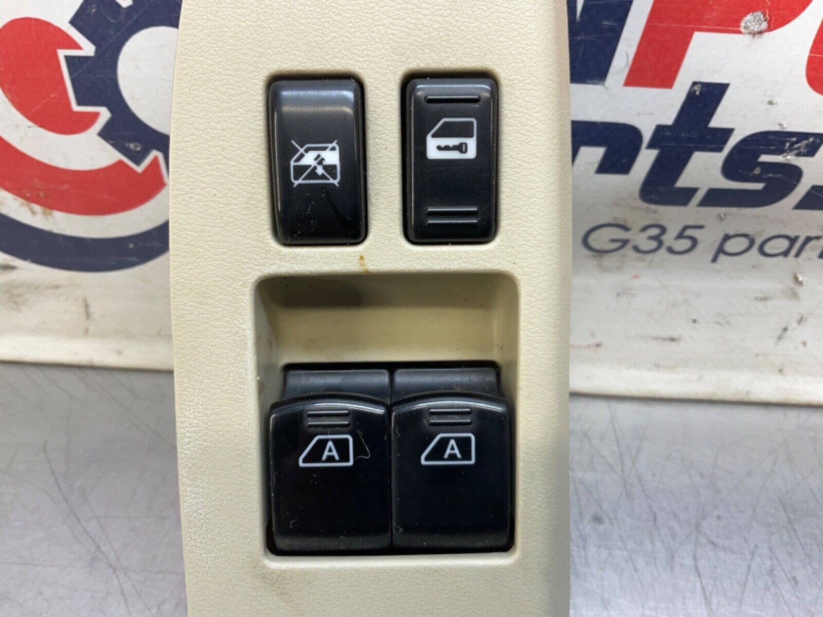 2005 Infiniti V35 G35 Driver Master Window Door Lock Switches 80961 OEM 13BJXEA - On Point Parts Inc