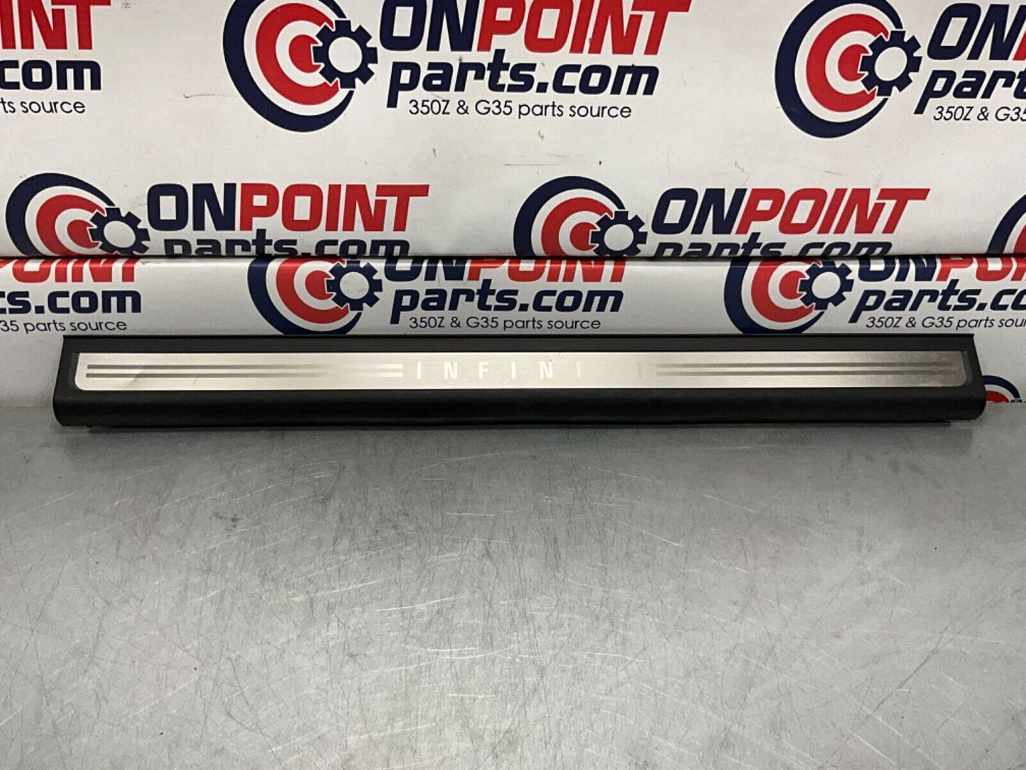 2005 Infiniti V35 G35 Passenger Right Door Threshold Kick Plate Trim OEM 13BJXE7 - On Point Parts Inc
