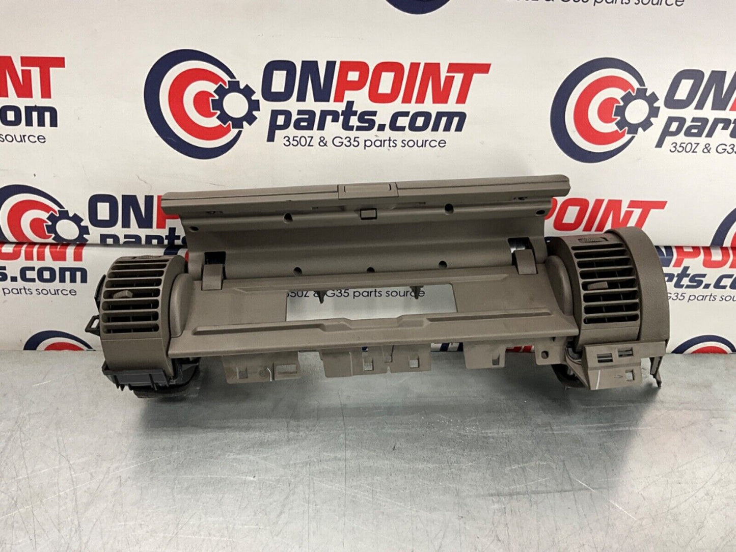 2005 Infiniti V35 G35 Coupe Front Upper Dash Glove Box with Vents OEM 13BJXE7 - On Point Parts Inc