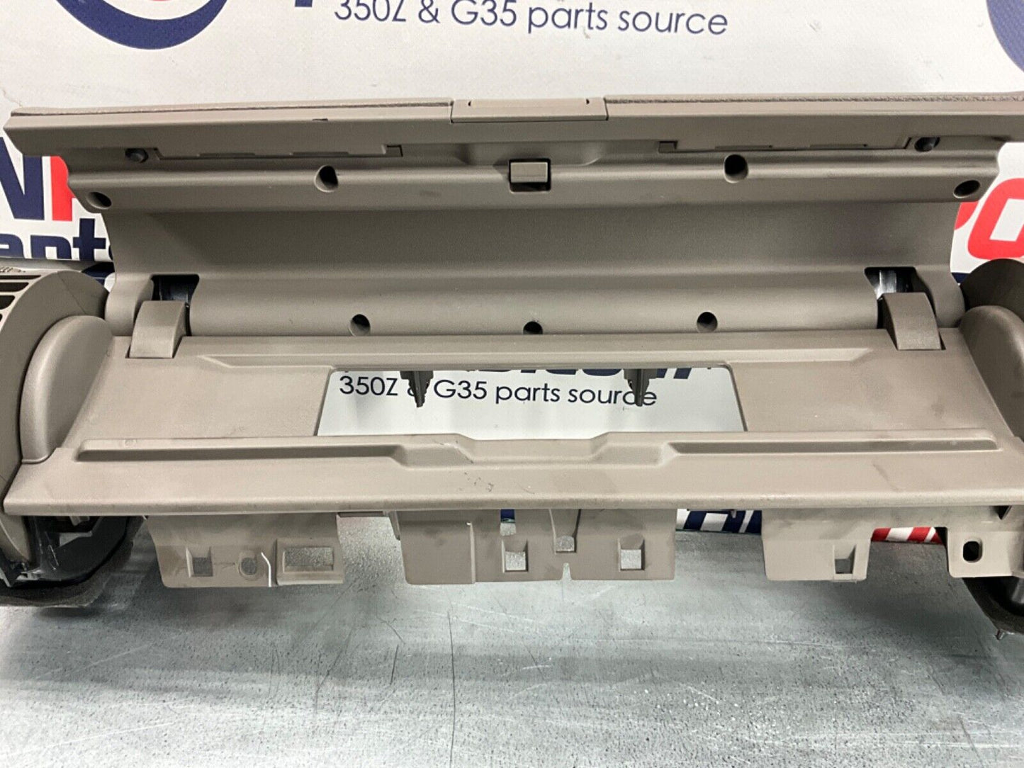 2005 Infiniti V35 G35 Coupe Front Upper Dash Glove Box with Vents OEM 13BJXE7 - On Point Parts Inc