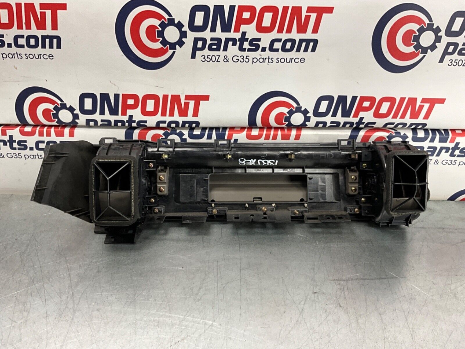 2005 Infiniti V35 G35 Coupe Front Upper Dash Glove Box with Vents OEM 13BJXE7 - On Point Parts Inc