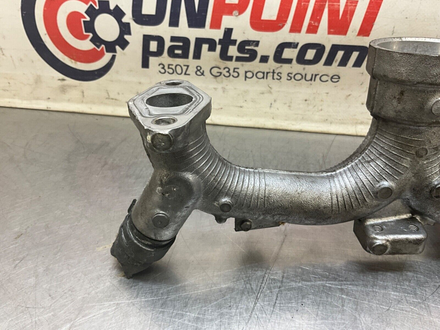 2012 Nissan 370Z V6 VQ37VHR Center Coolant Water Pipe Outlet OEM 24BDME0 - On Point Parts Inc