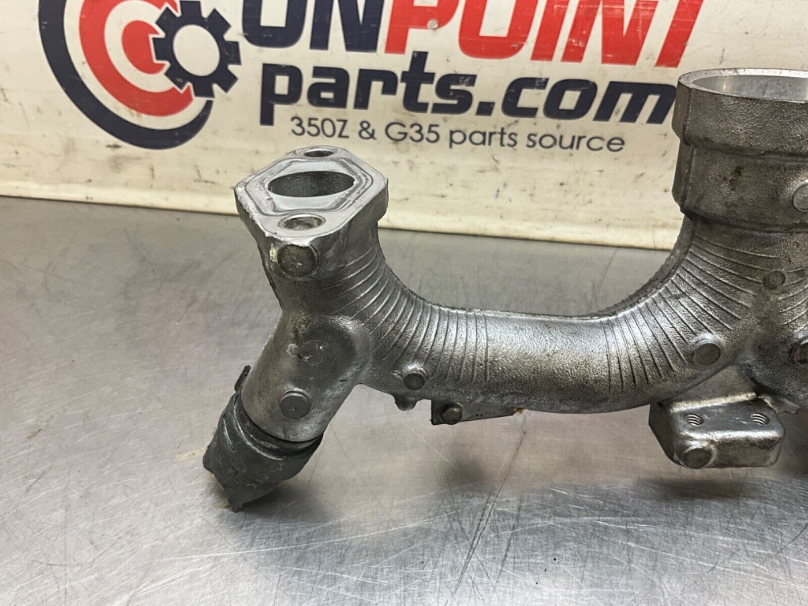 2012 Nissan 370Z V6 VQ37VHR Center Coolant Water Pipe Outlet OEM 24BDME0 - On Point Parts Inc