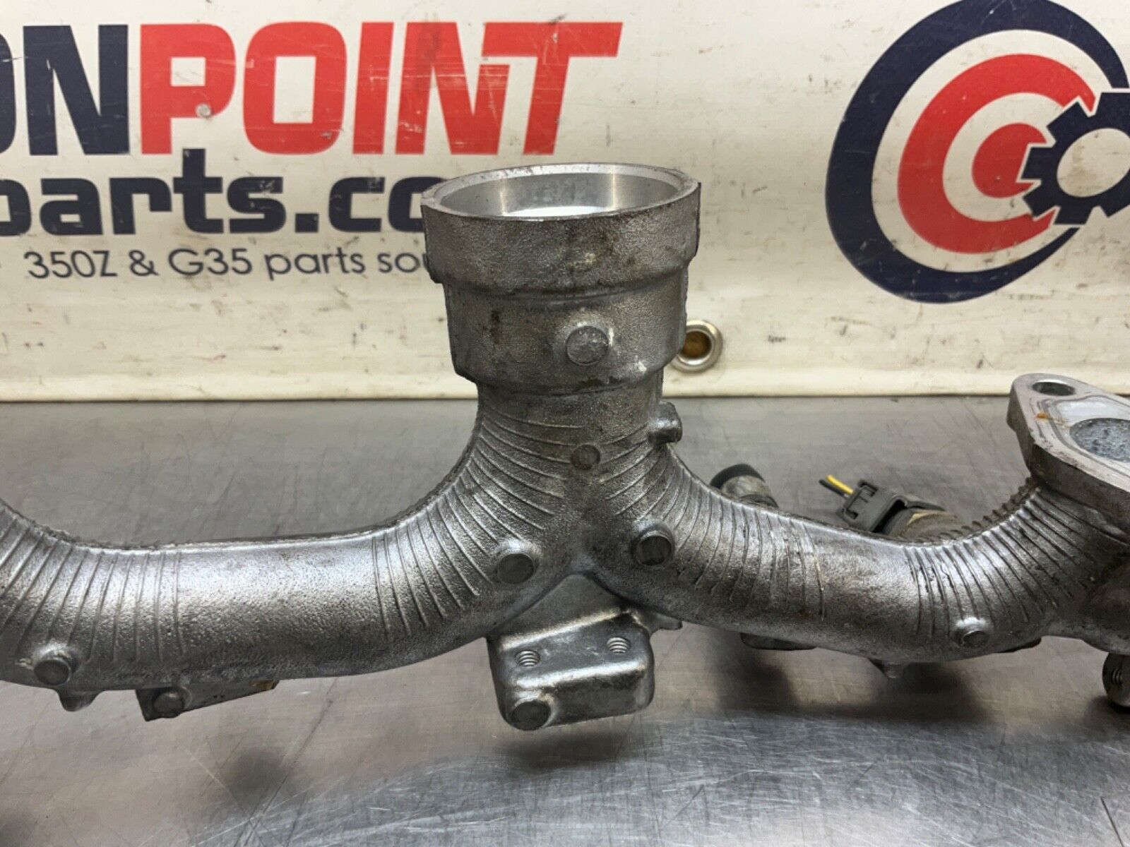 2012 Nissan 370Z V6 VQ37VHR Center Coolant Water Pipe Outlet OEM 24BDME0 - On Point Parts Inc