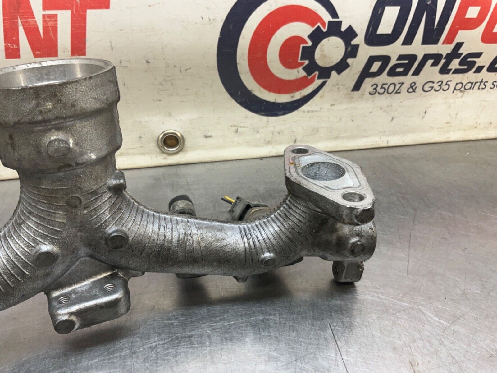 2012 Nissan 370Z V6 VQ37VHR Center Coolant Water Pipe Outlet OEM 24BDME0 - On Point Parts Inc