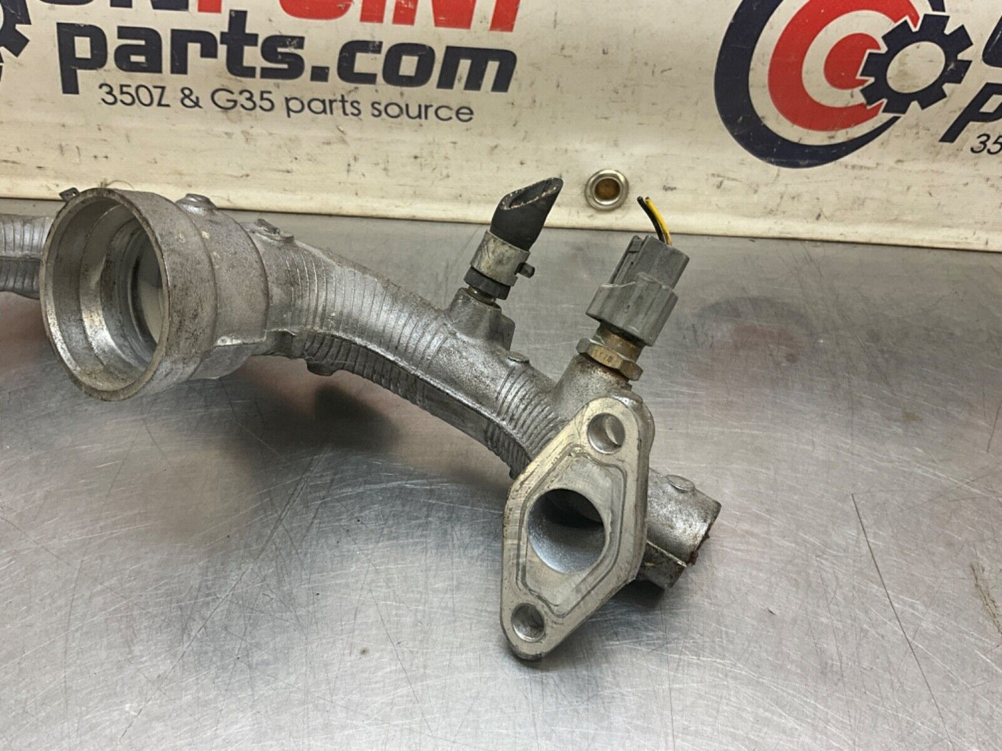 2012 Nissan 370Z V6 VQ37VHR Center Coolant Water Pipe Outlet OEM 24BDME0 - On Point Parts Inc