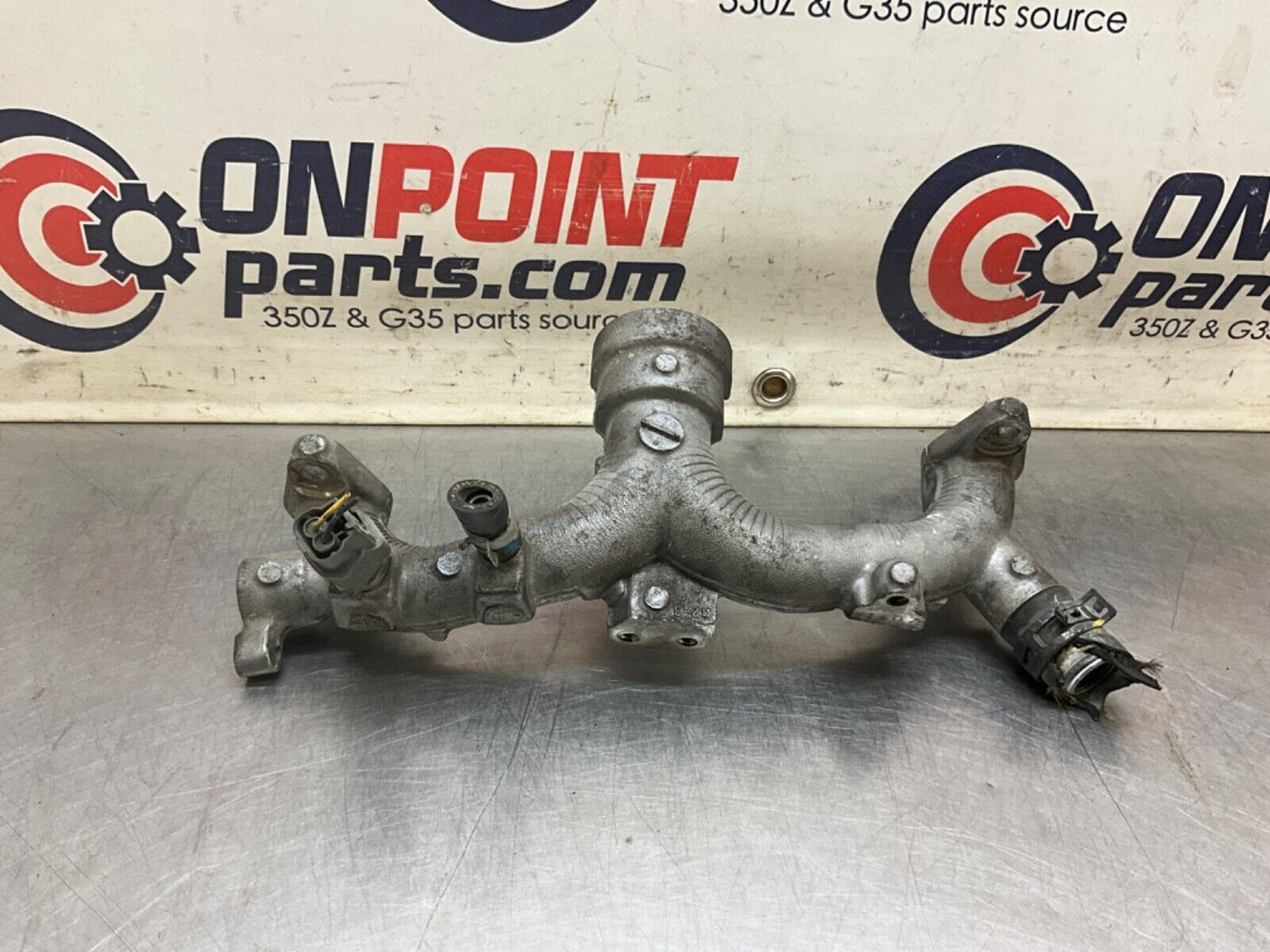 2012 Nissan 370Z V6 VQ37VHR Center Coolant Water Pipe Outlet OEM 24BDME0 - On Point Parts Inc