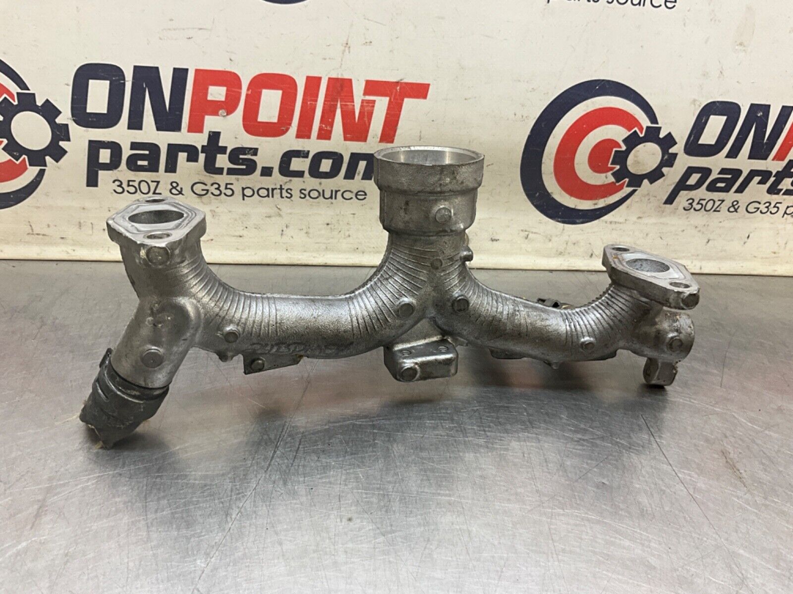2012 Nissan 370Z V6 VQ37VHR Center Coolant Water Pipe Outlet OEM 24BDME0 - On Point Parts Inc