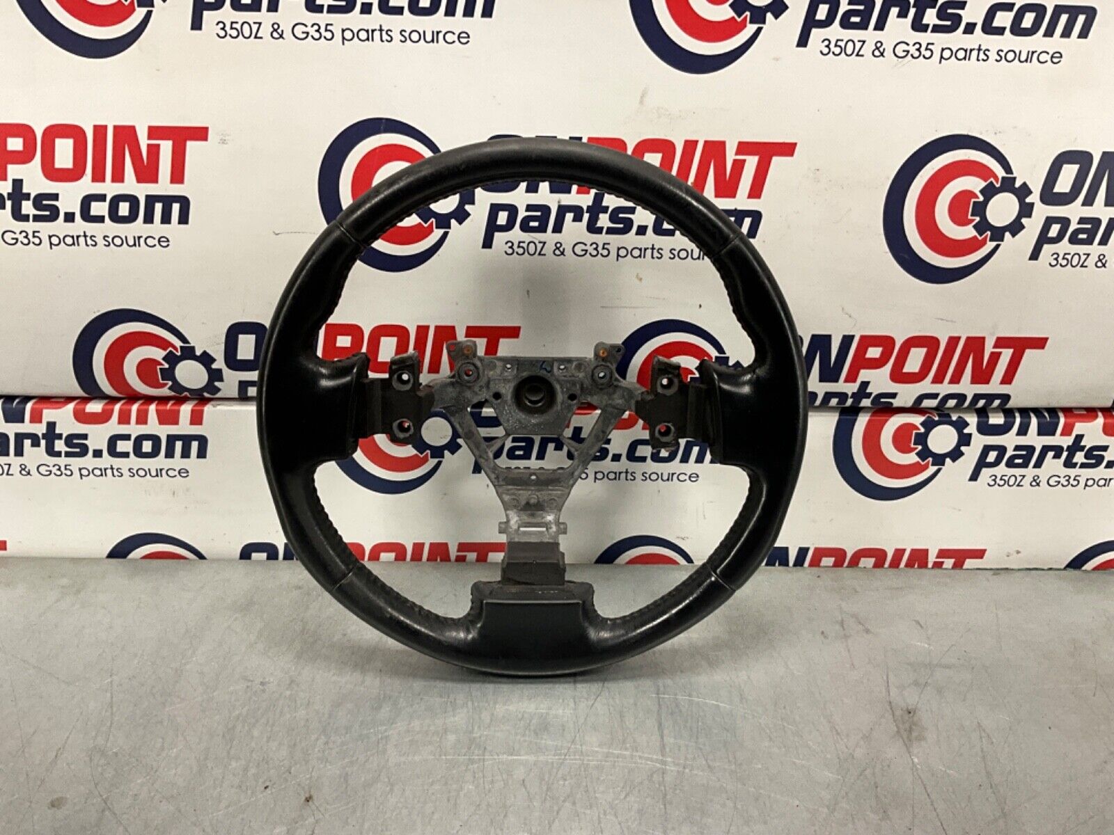 2004 Nissan Z33 350Z Leather Steering Wheel OEM 22BLCFA - On Point Parts Inc