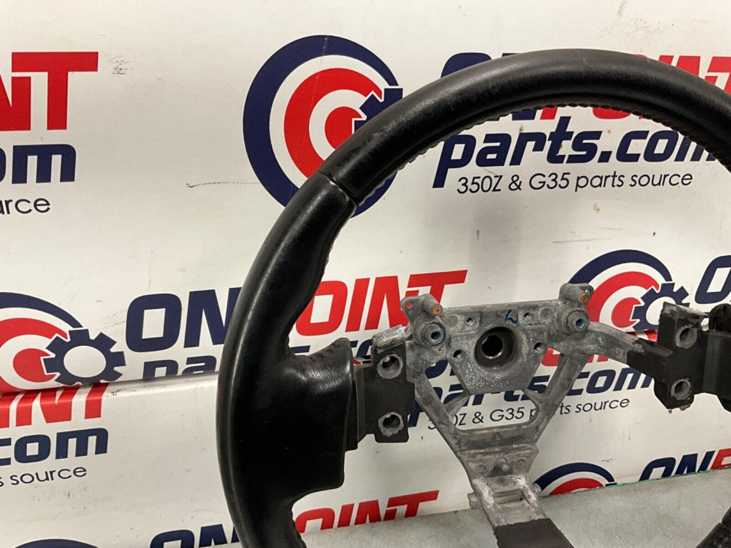 2004 Nissan Z33 350Z Leather Steering Wheel OEM 22BLCFA - On Point Parts Inc