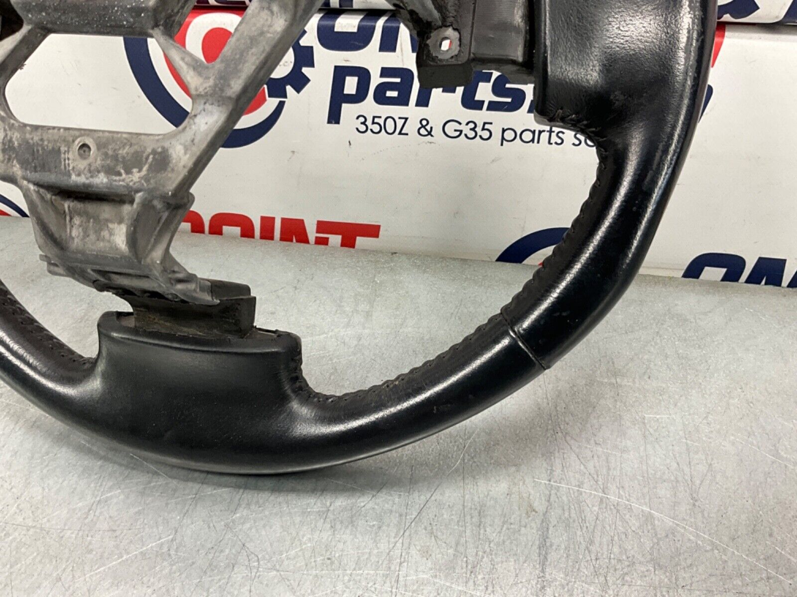 2004 Nissan Z33 350Z Leather Steering Wheel OEM 22BLCFA - On Point Parts Inc