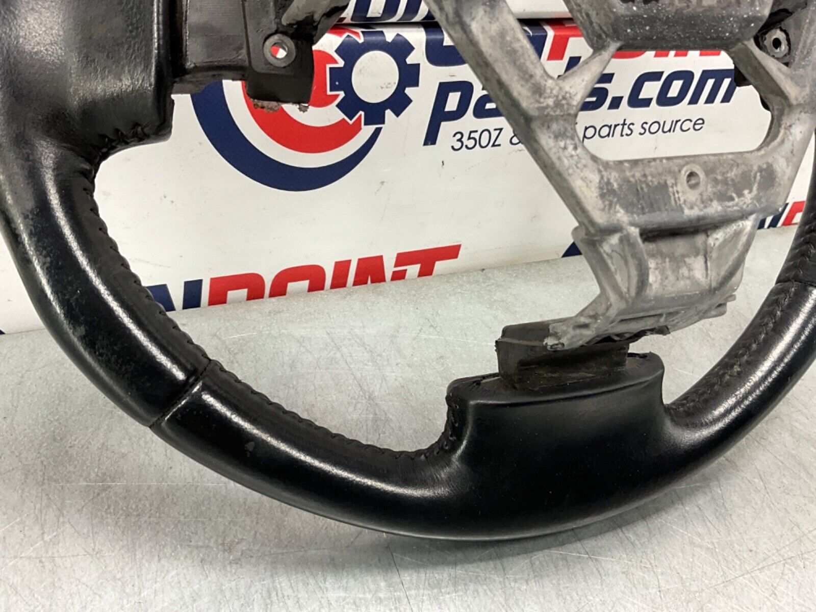 2004 Nissan Z33 350Z Leather Steering Wheel OEM 22BLCFA - On Point Parts Inc