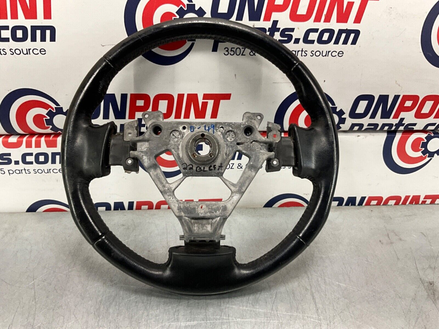 2004 Nissan Z33 350Z Leather Steering Wheel OEM 22BLCFA - On Point Parts Inc