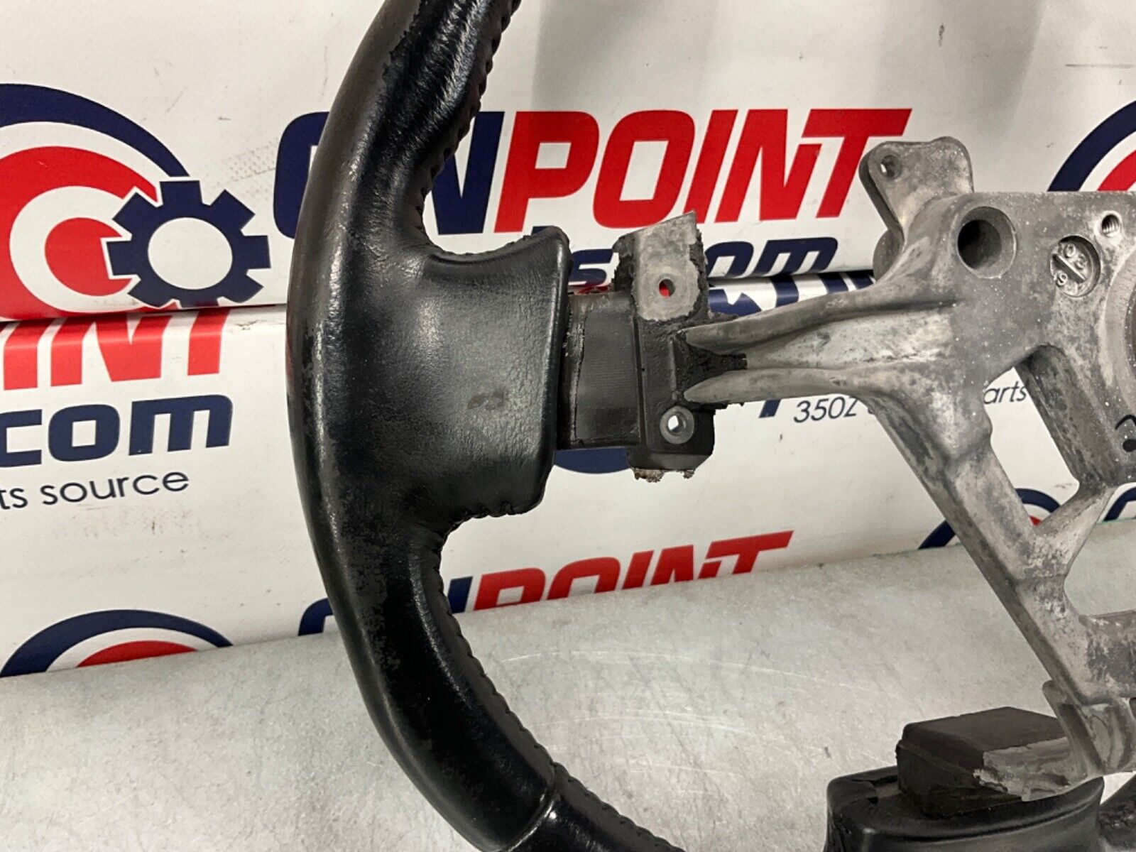 2004 Nissan Z33 350Z Leather Steering Wheel OEM 22BLCFA - On Point Parts Inc