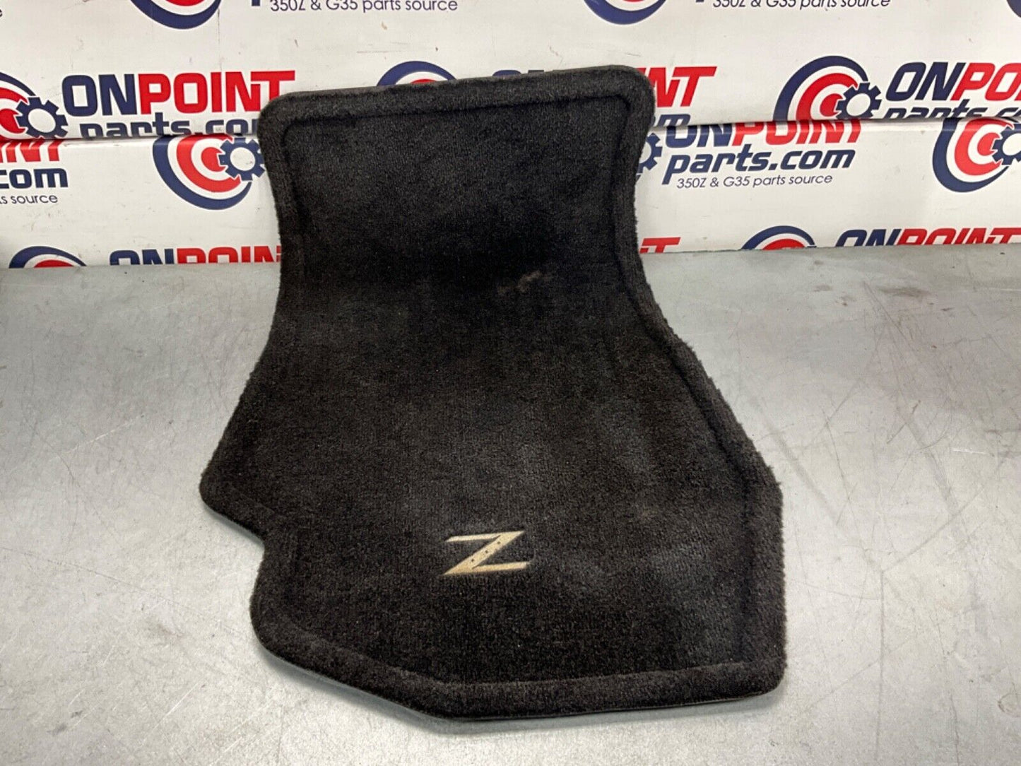 2004 Nissan Z33 350Z Front Driver Passenger Floor Mats Z Logo OEM 14BALF9 - On Point Parts Inc