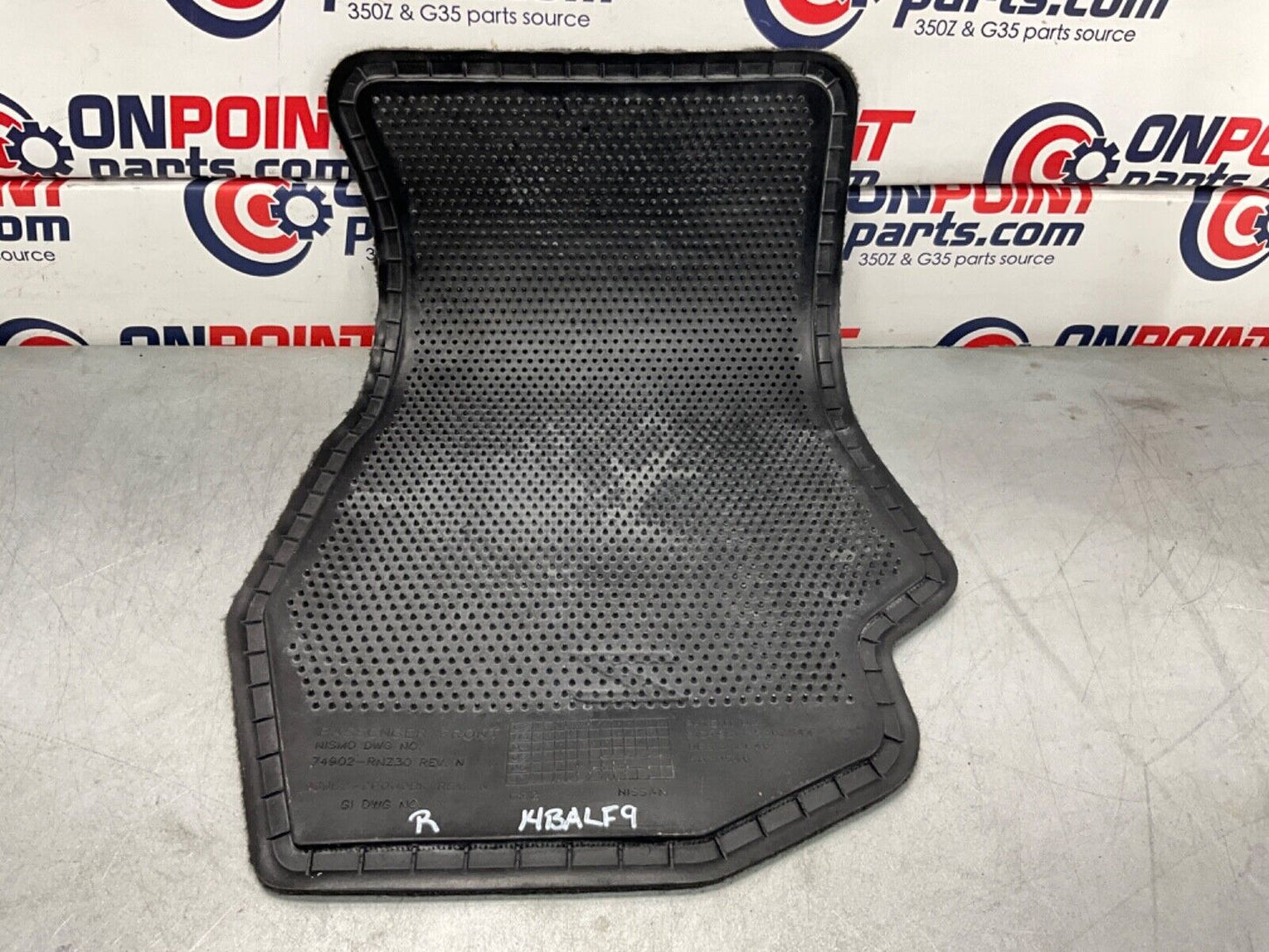 2004 Nissan Z33 350Z Front Driver Passenger Floor Mats Z Logo OEM 14BALF9 - On Point Parts Inc