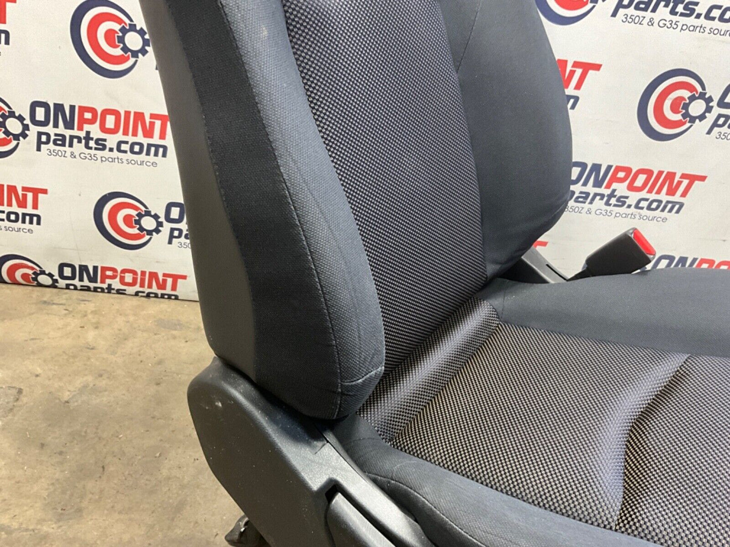 2004 Nissan Z33 350Z Passenger Right Cloth Seat Manual Adjust OEM 14BALF9 - On Point Parts Inc